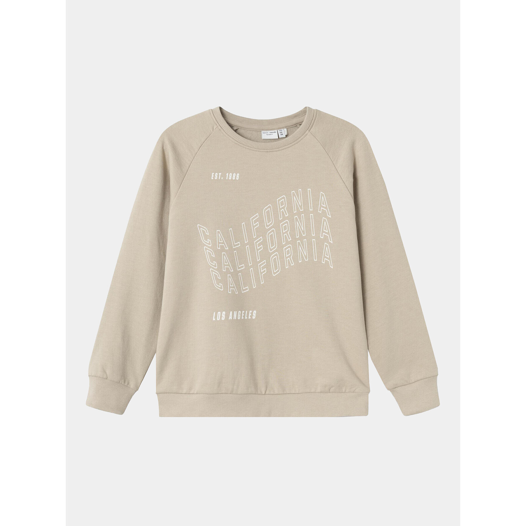 NAME IT Суитшърт Vion 13224964 Бежов Regular Fit - Pepit.bg