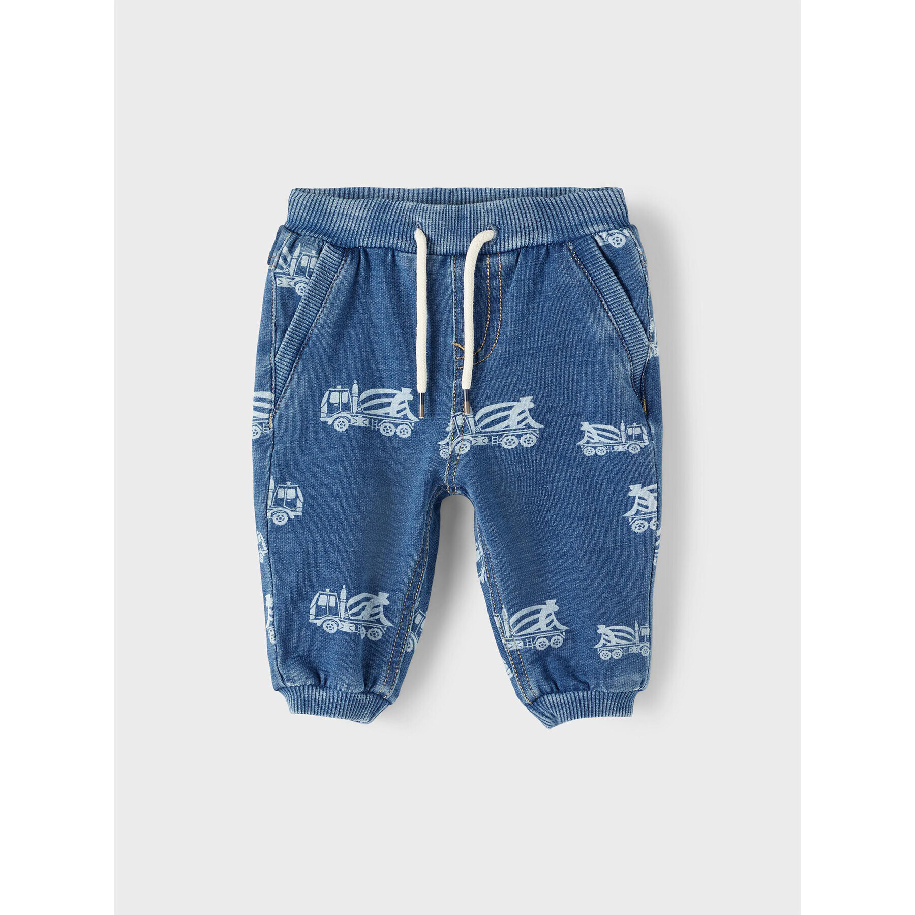 NAME IT Текстилни панталони 13213997 Син Baggy Fit - Pepit.bg