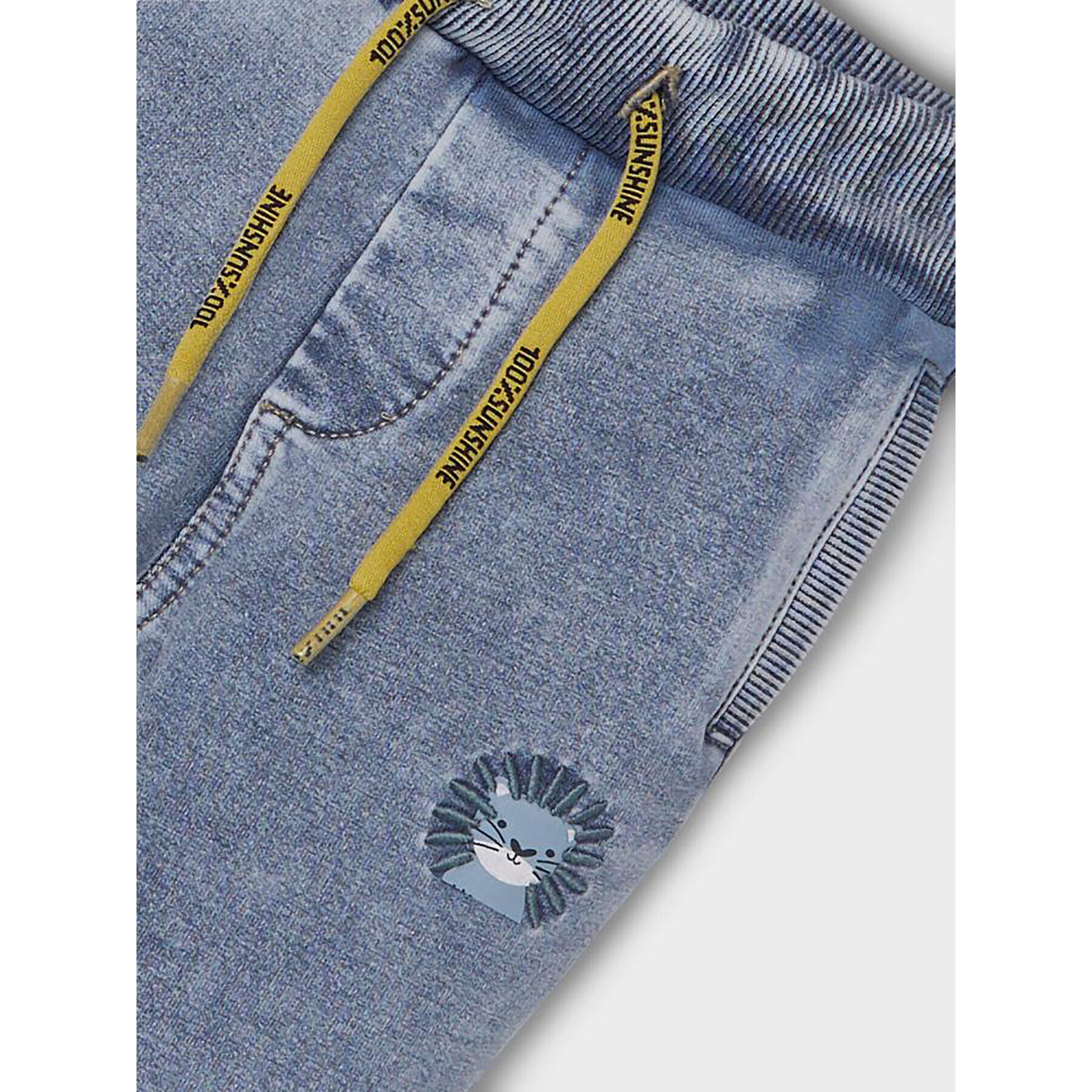 NAME IT Текстилни панталони 13216211 Син Baggy Fit - Pepit.bg