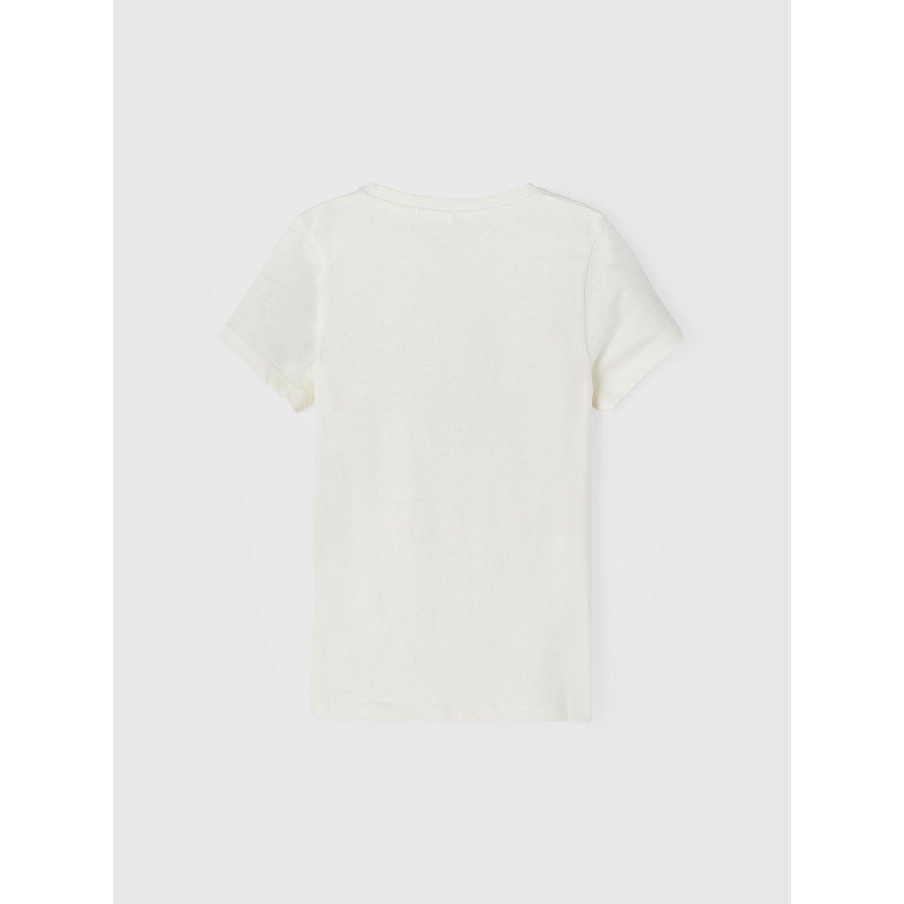 NAME IT Тишърт 13198440 Бял Regular Fit - Pepit.bg