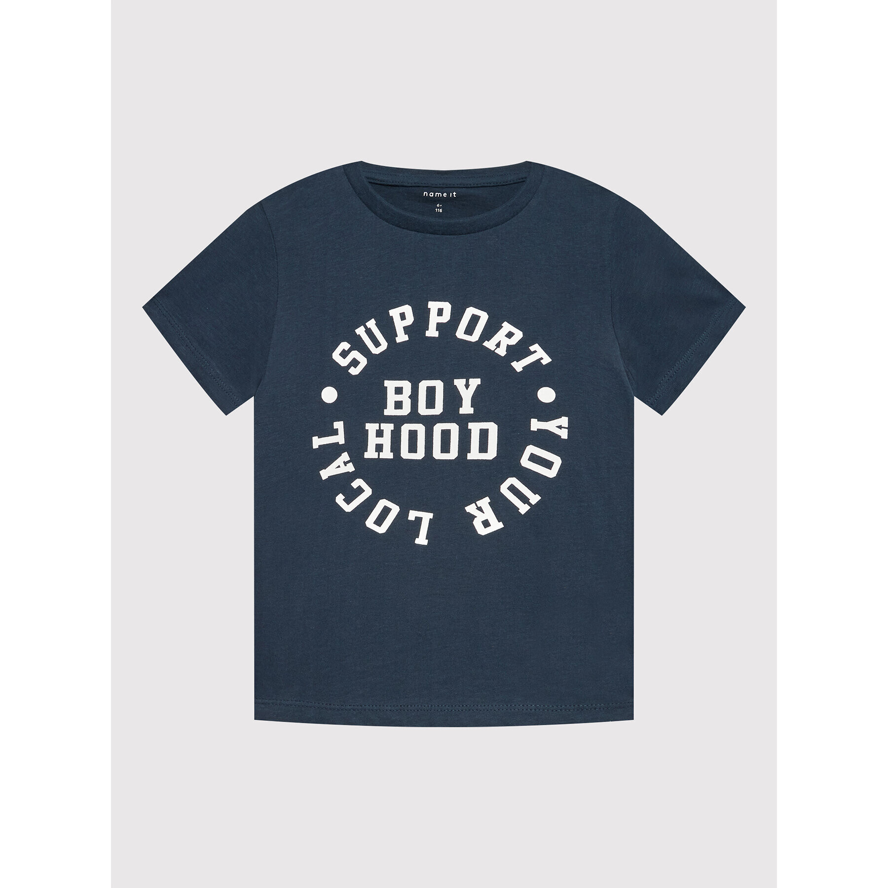 NAME IT Тишърт 13202108 Тъмносин Regular Fit - Pepit.bg