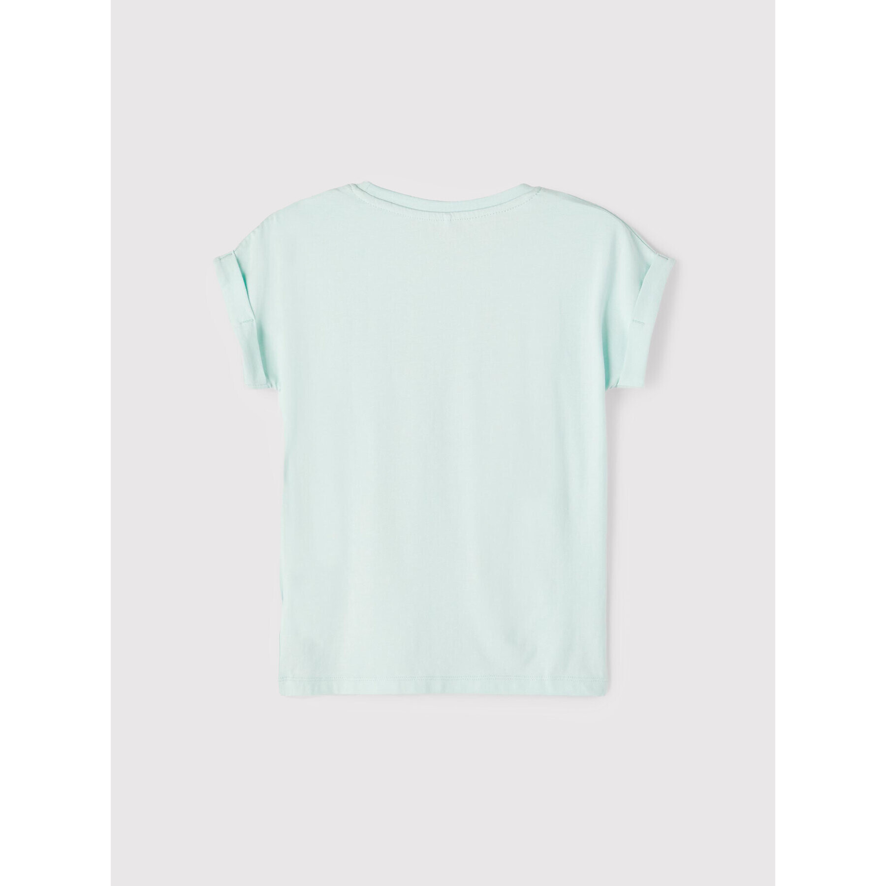 NAME IT Тишърт 13202819 Зелен Regular Fit - Pepit.bg