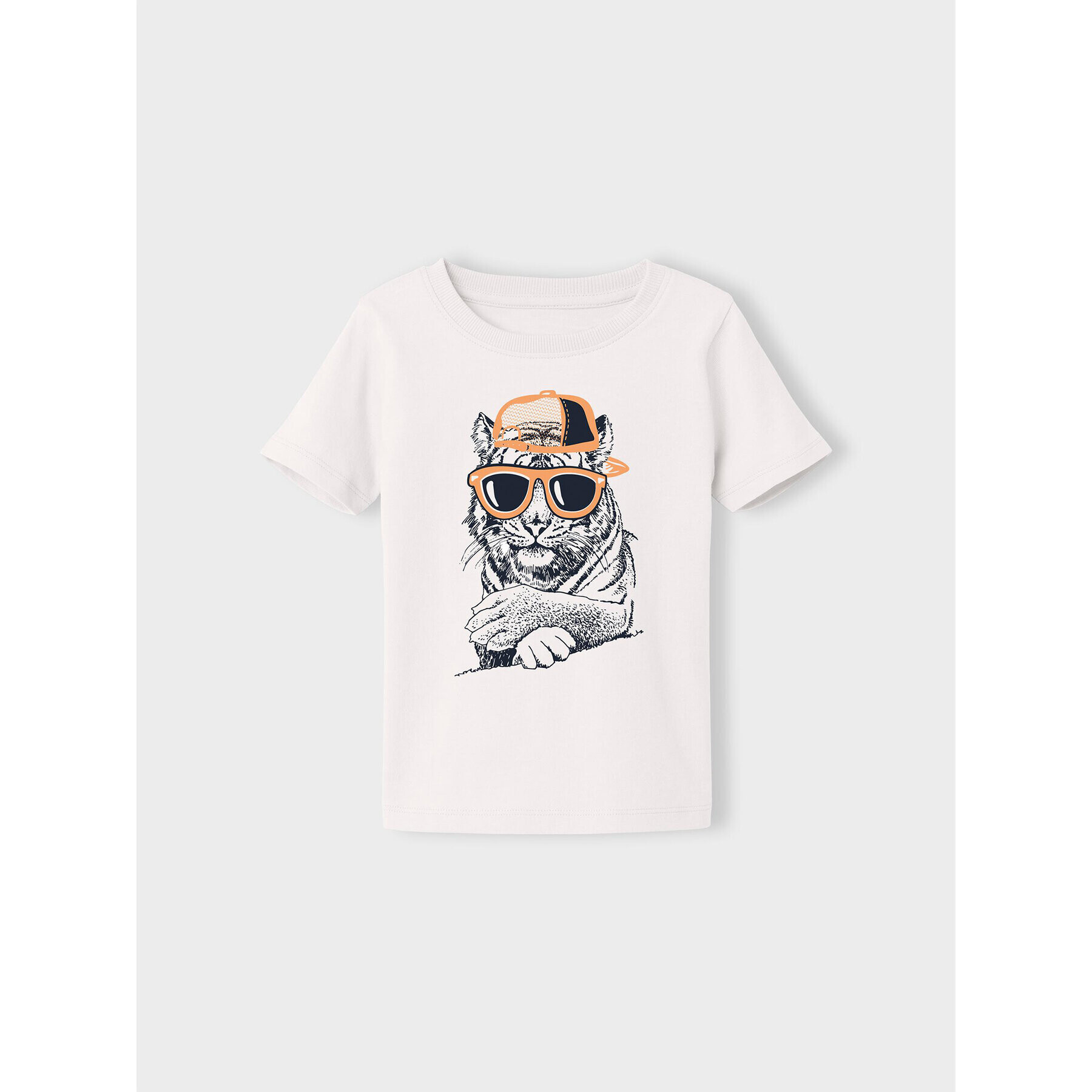NAME IT Тишърт 13202903 Бежов Regular Fit - Pepit.bg