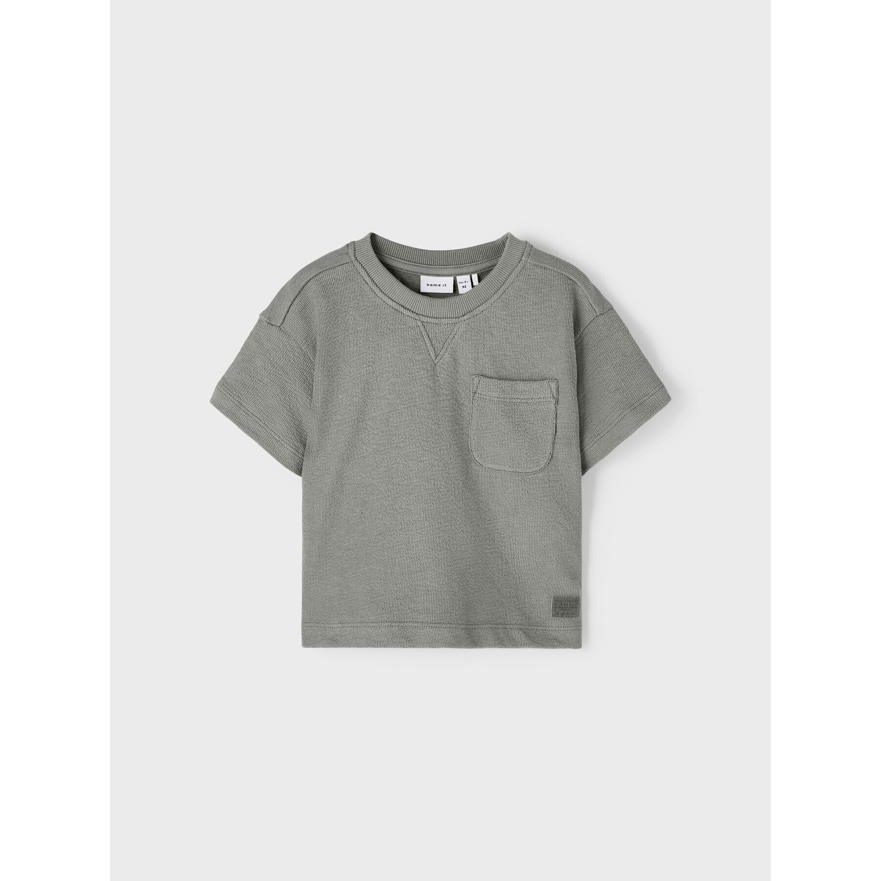 NAME IT Тишърт 13202925 Зелен Regular Fit - Pepit.bg
