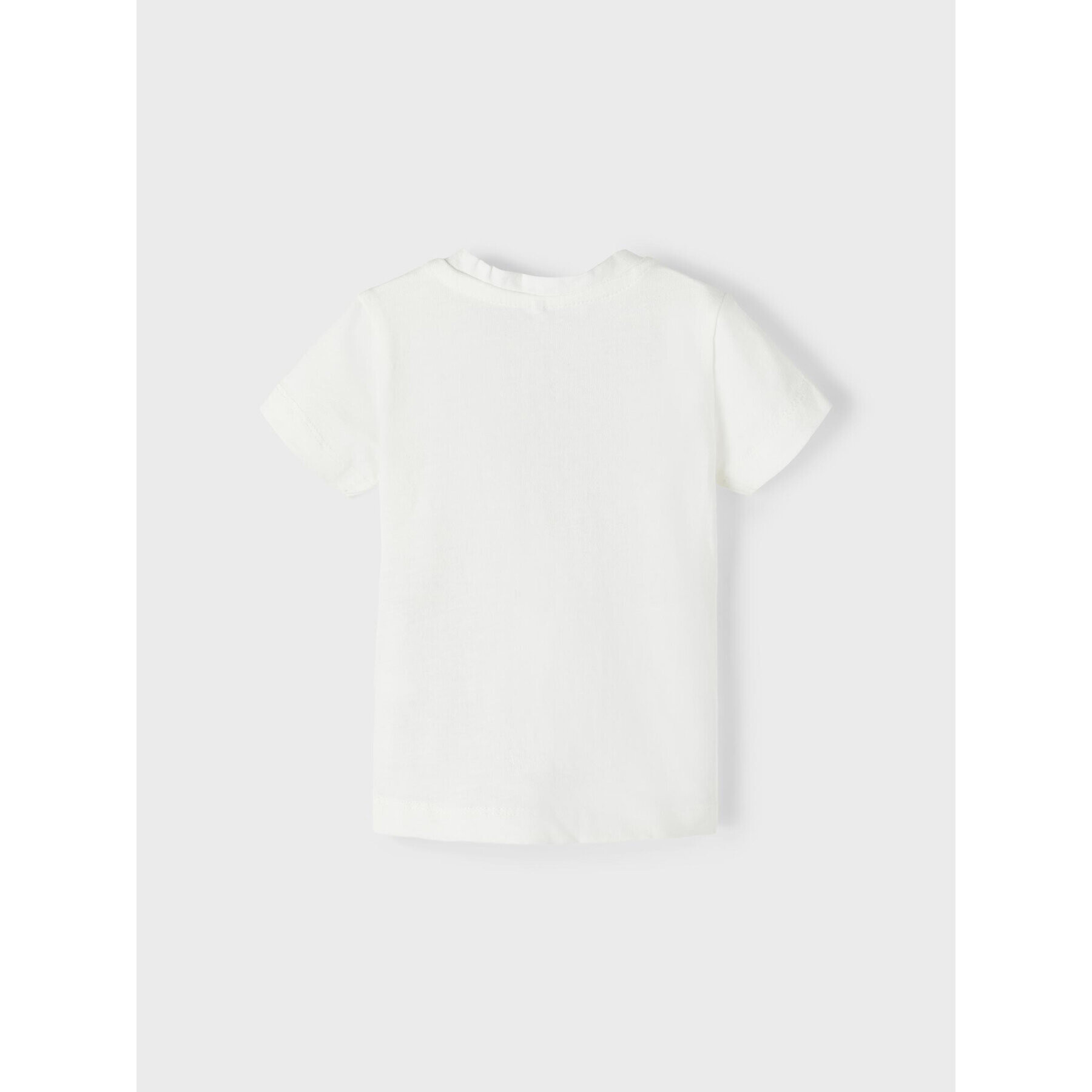 NAME IT Тишърт 13203219 Бял Regular Fit - Pepit.bg