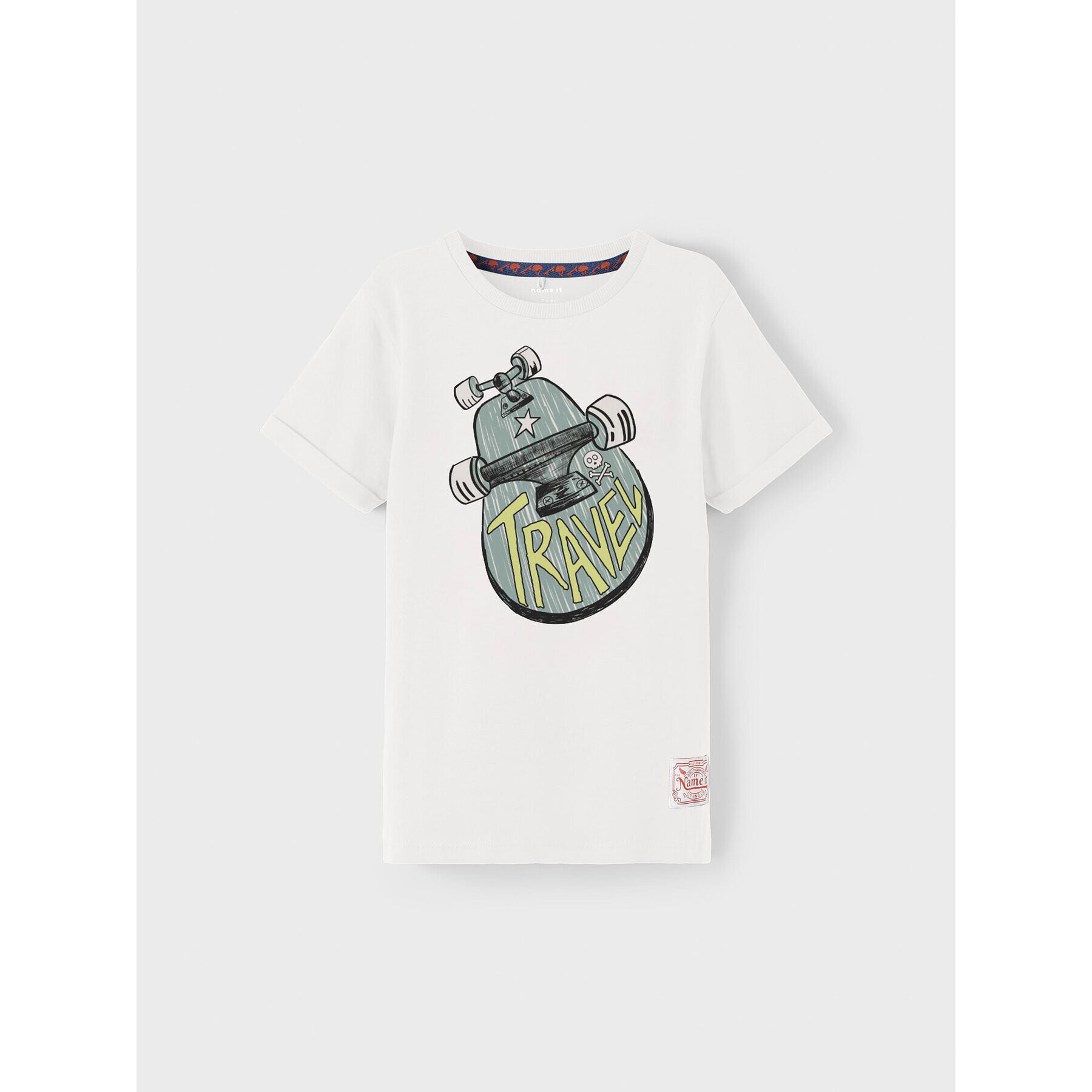 NAME IT Тишърт 13206365 Бежов Regular Fit - Pepit.bg