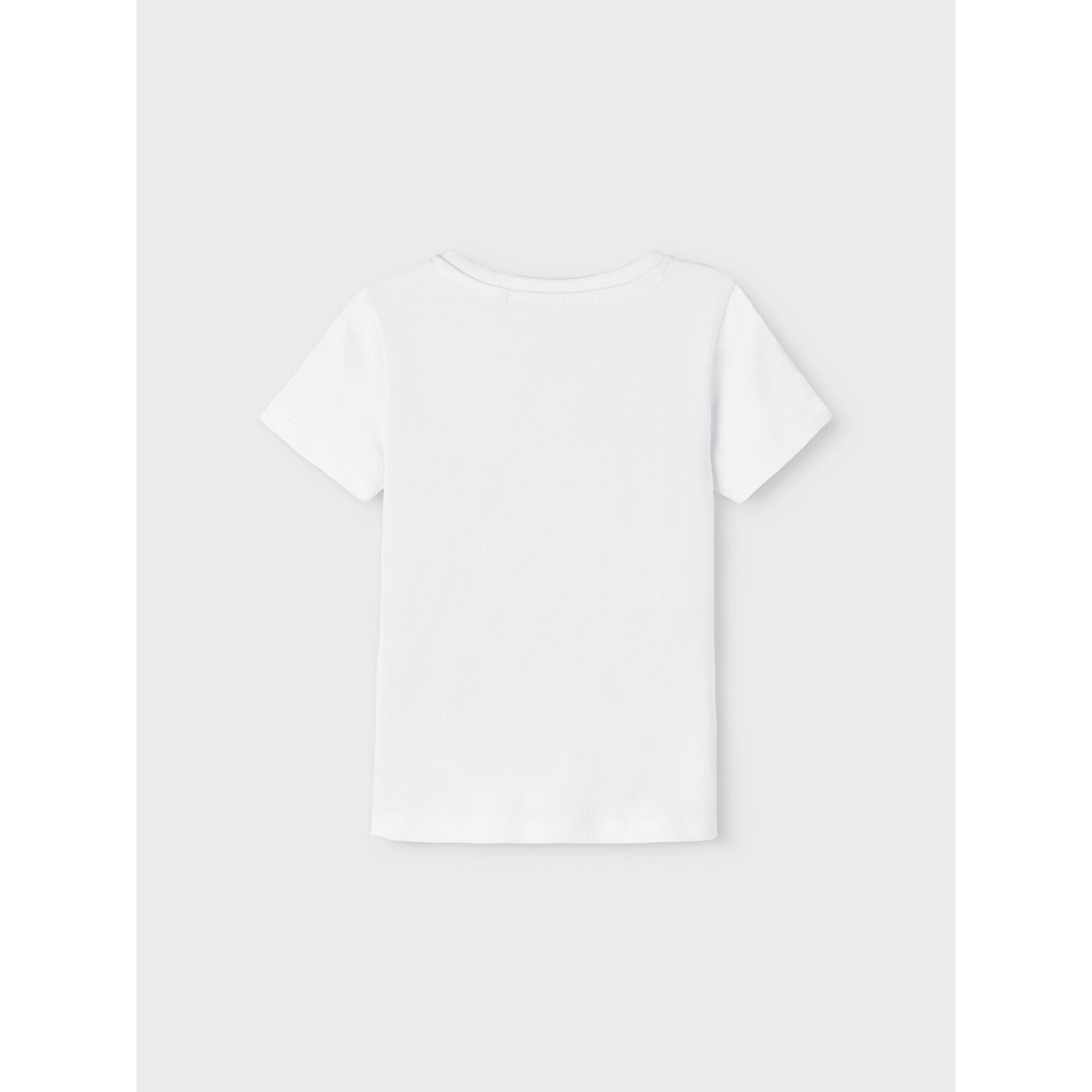 NAME IT Тишърт 13215209 Бял Regular Fit - Pepit.bg