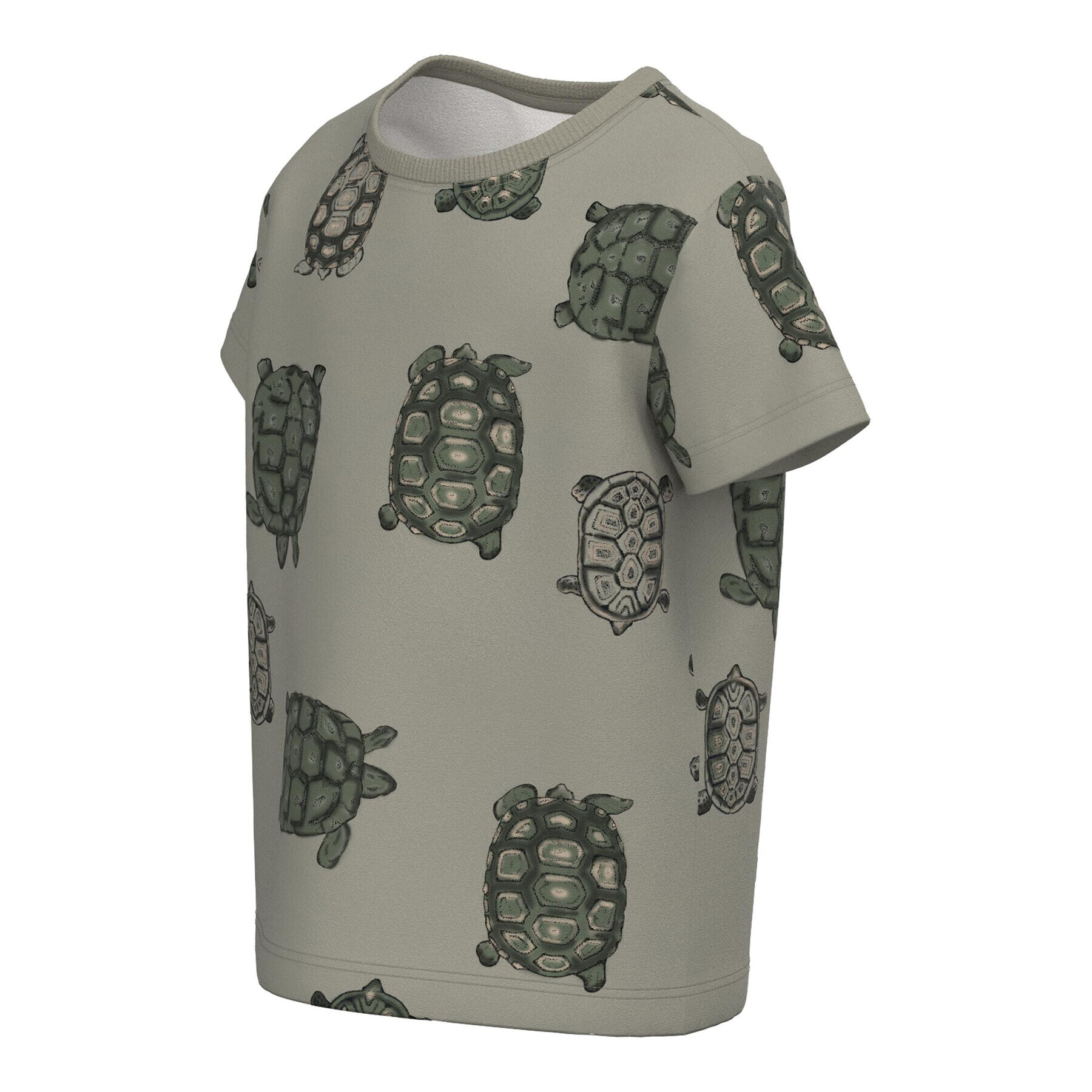 NAME IT Тишърт 13217031 Сив Regular Fit - Pepit.bg