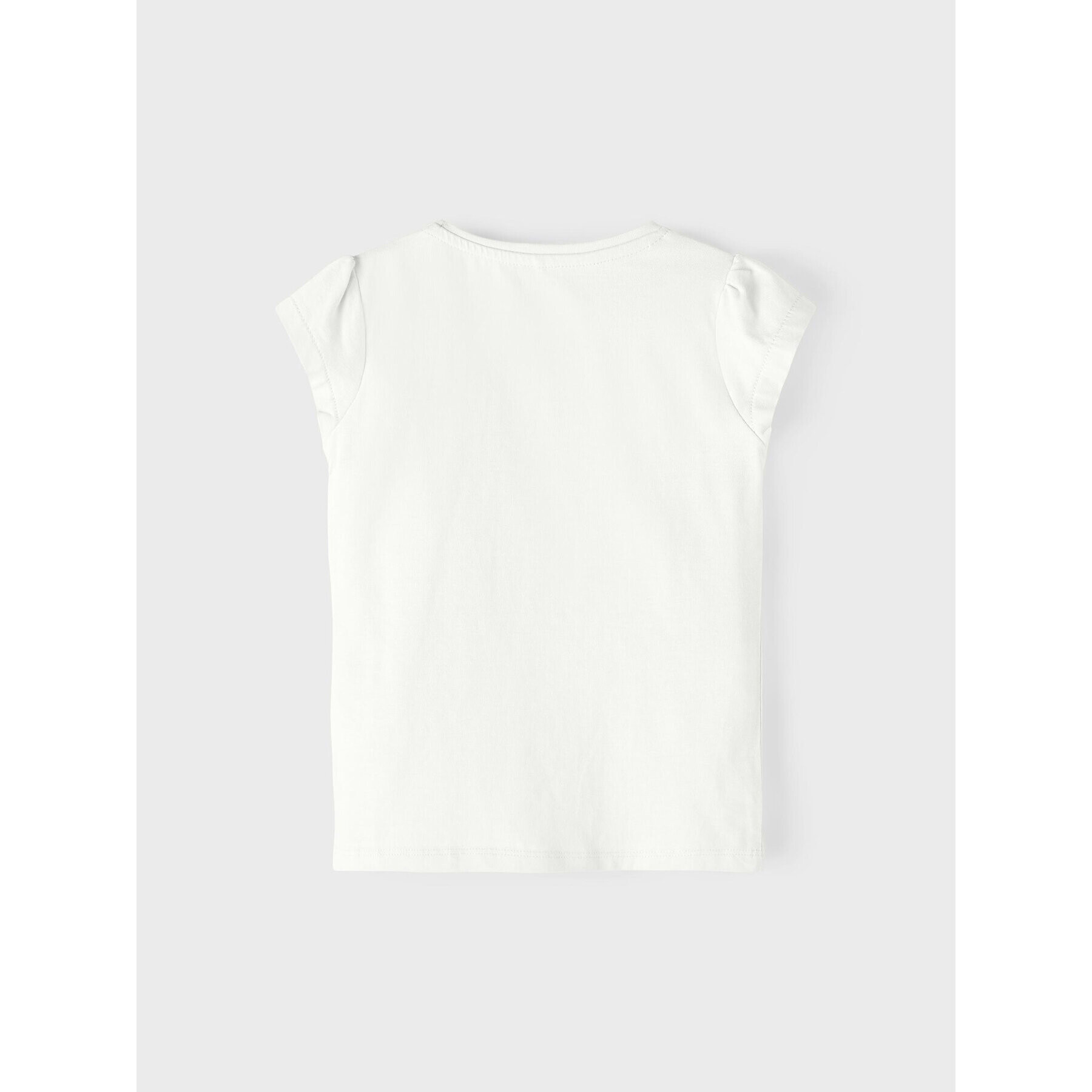 NAME IT Тишърт 13217769 Бял Regular Fit - Pepit.bg