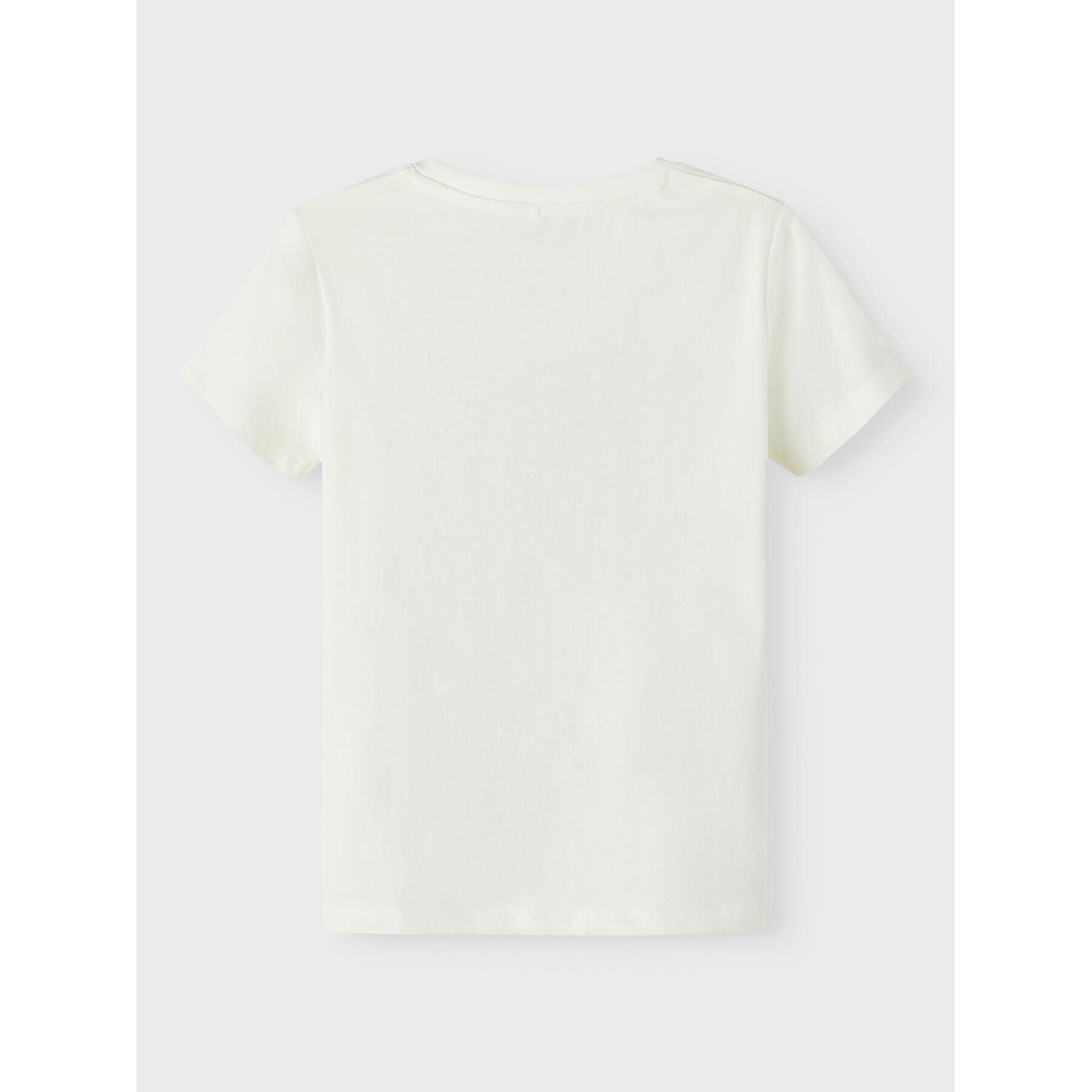 NAME IT Тишърт 13219911 Бял Regular Fit - Pepit.bg
