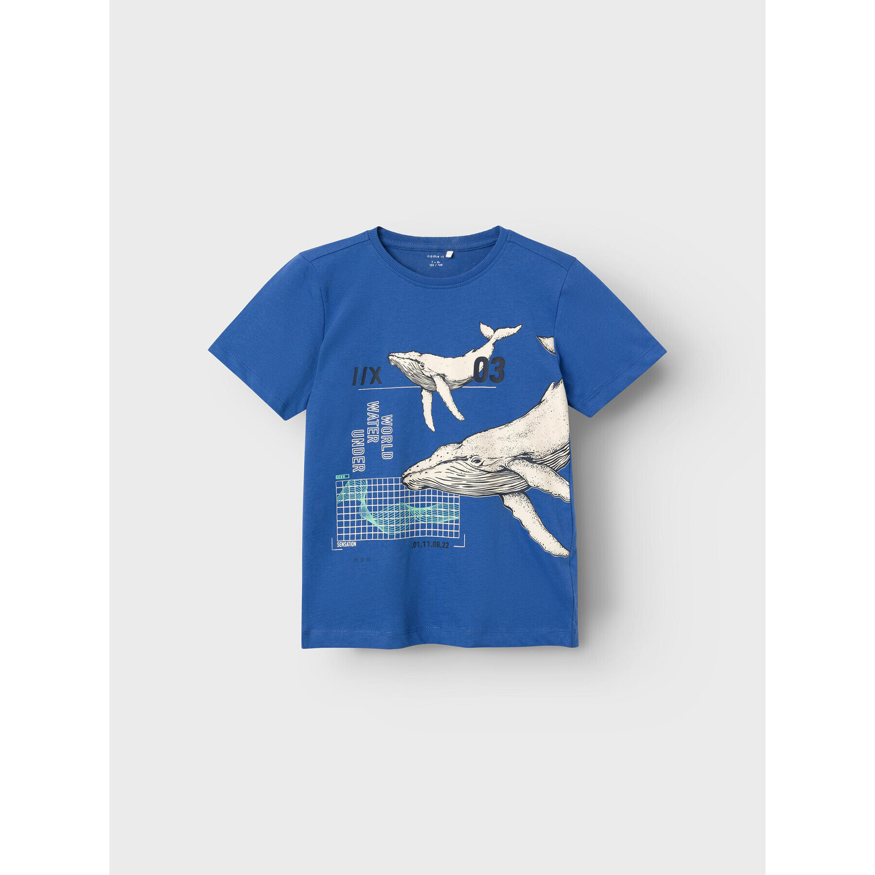 NAME IT Тишърт 13220010 Син Regular Fit - Pepit.bg