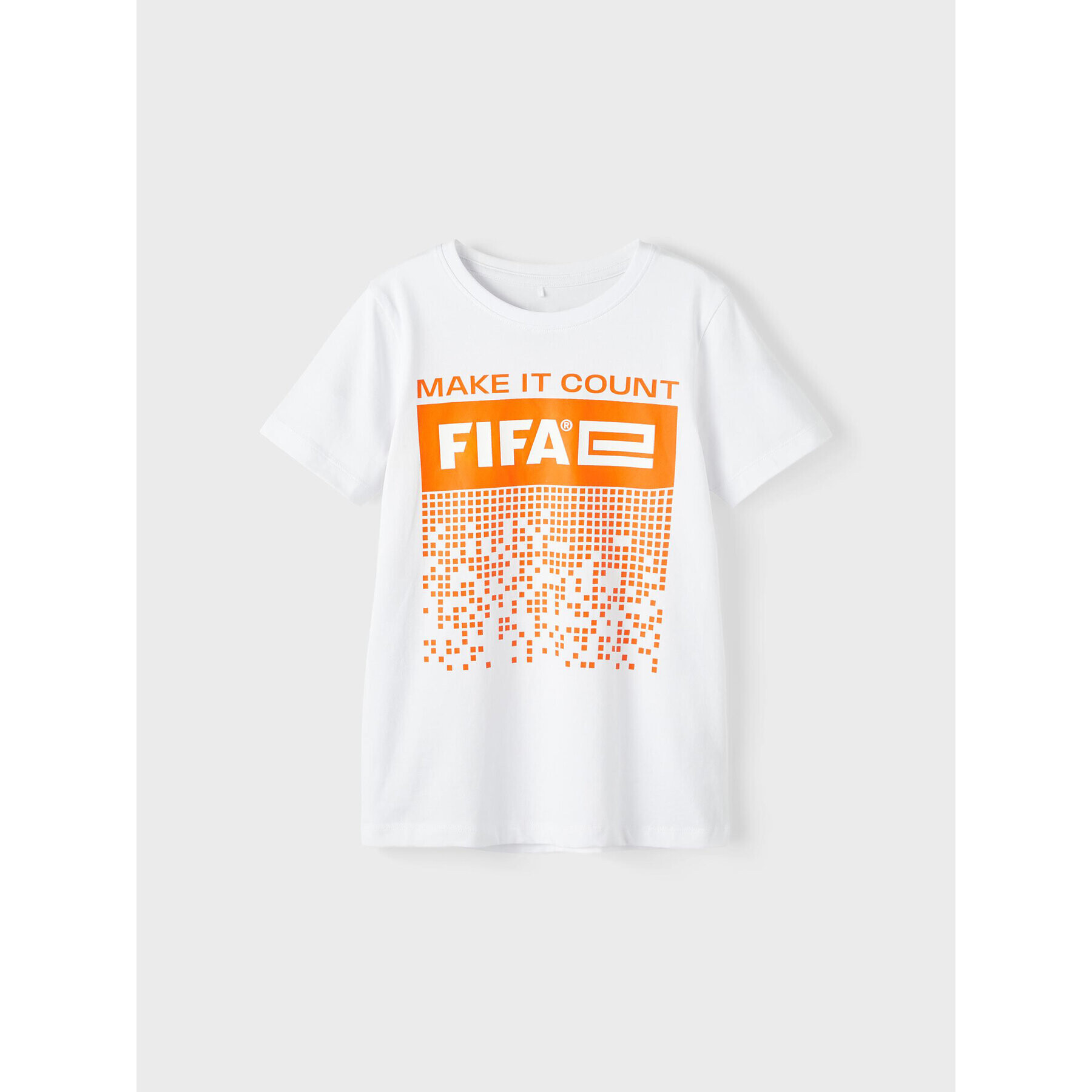 NAME IT Тишърт FIFA 13215750 Бял Regular Fit - Pepit.bg