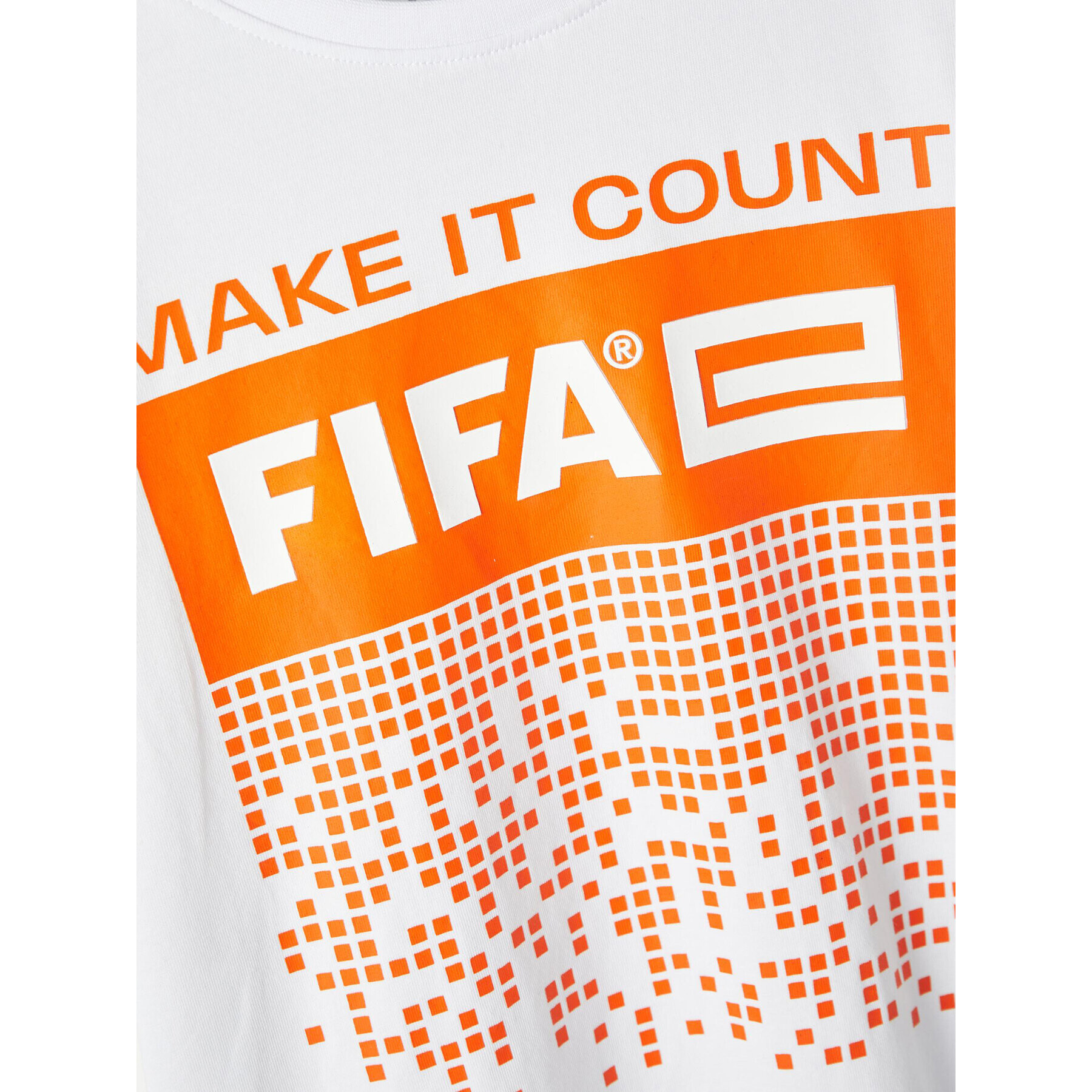 NAME IT Тишърт FIFA 13215750 Бял Regular Fit - Pepit.bg
