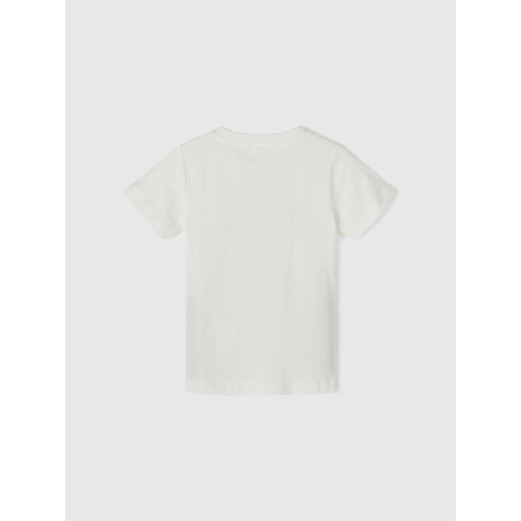 NAME IT Тишърт Fritz Ss 13200922 Бял Regular Fit - Pepit.bg