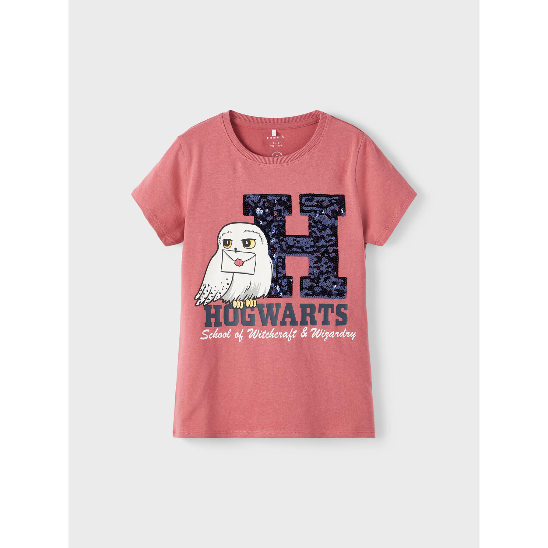 NAME IT Тишърт HARRY POTTER 13208070 Розов Regular Fit - Pepit.bg