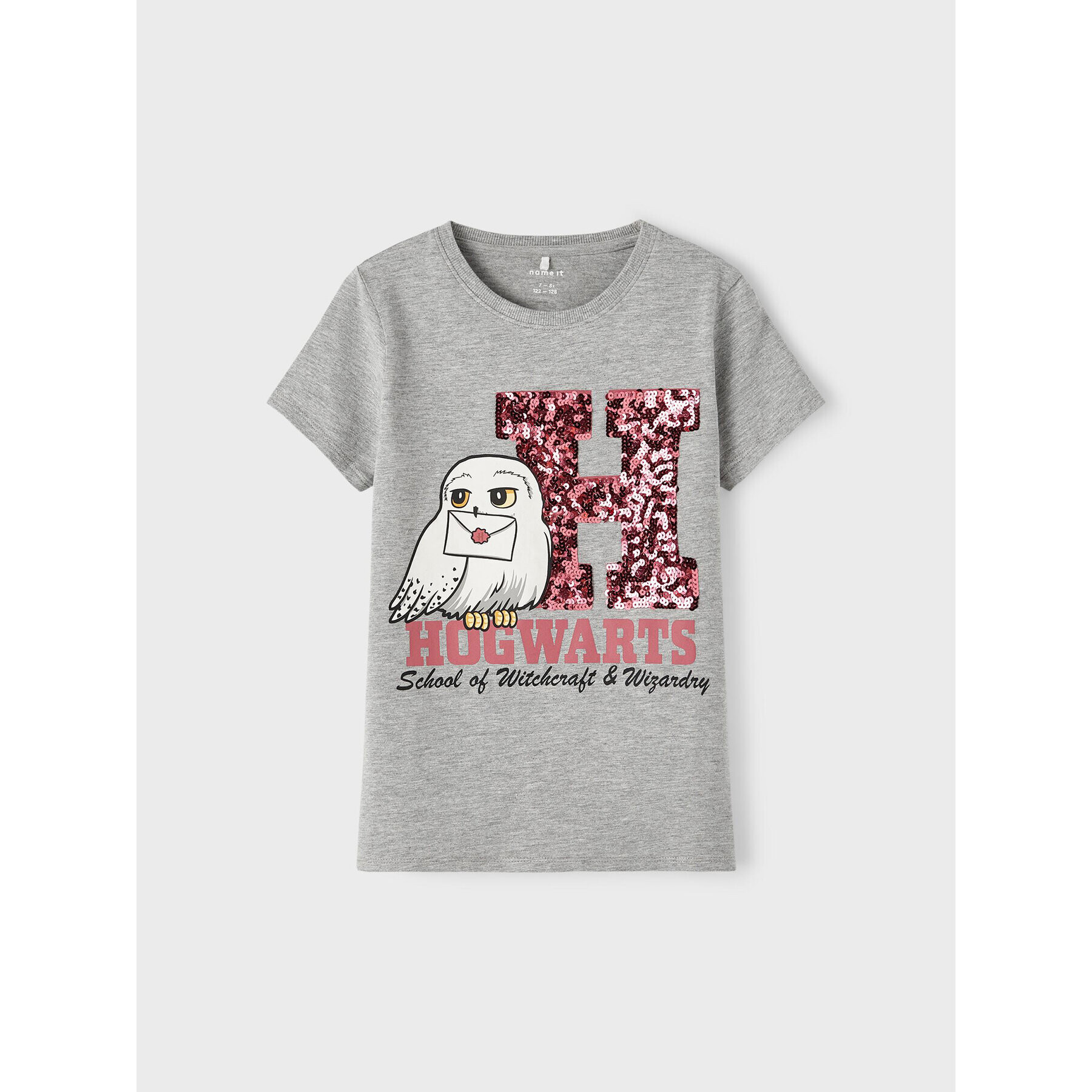 NAME IT Тишърт HARRY POTTER 13208070 Сив Regular Fit - Pepit.bg
