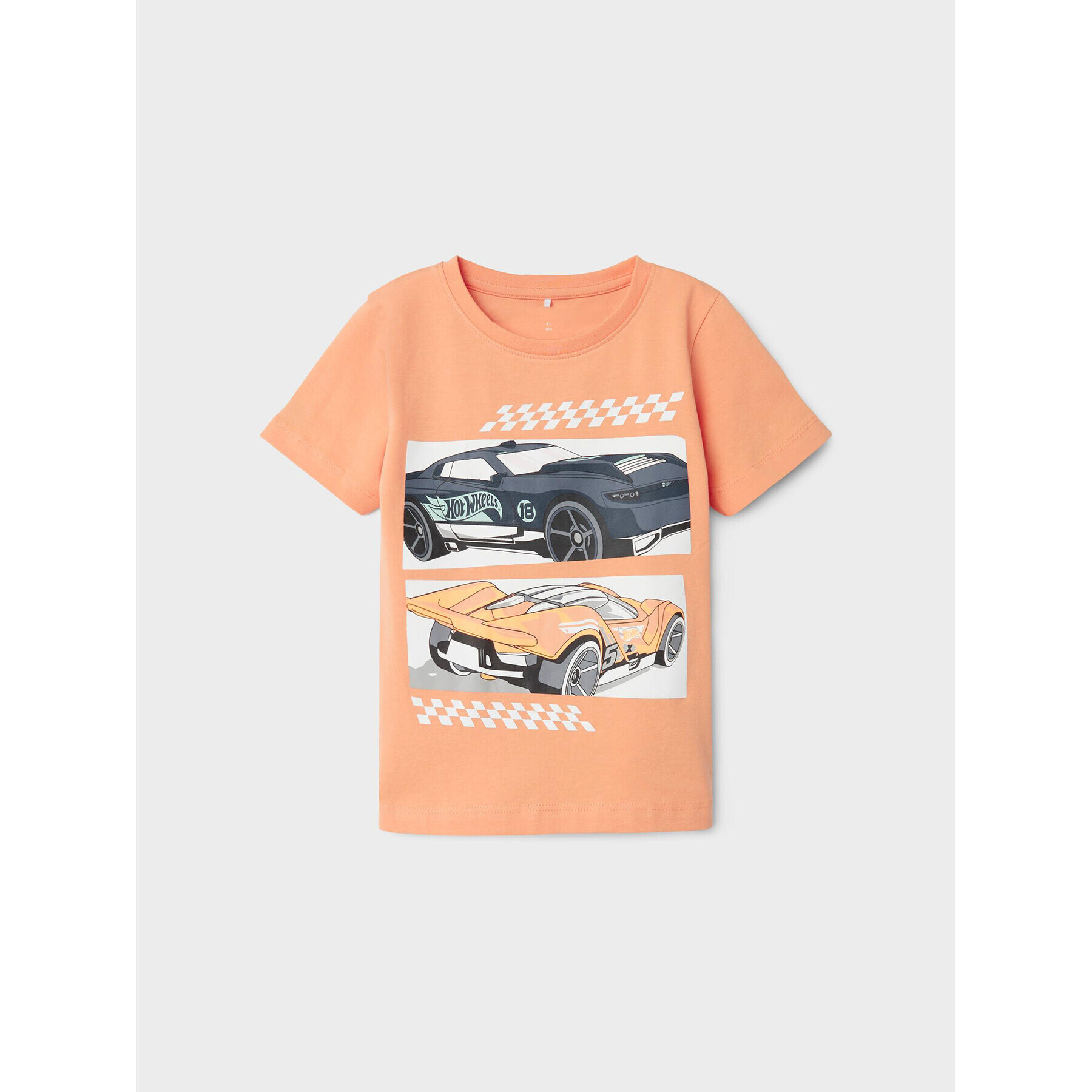 NAME IT Тишърт HOT WHEELS 13203566 Оранжев Regular Fit - Pepit.bg