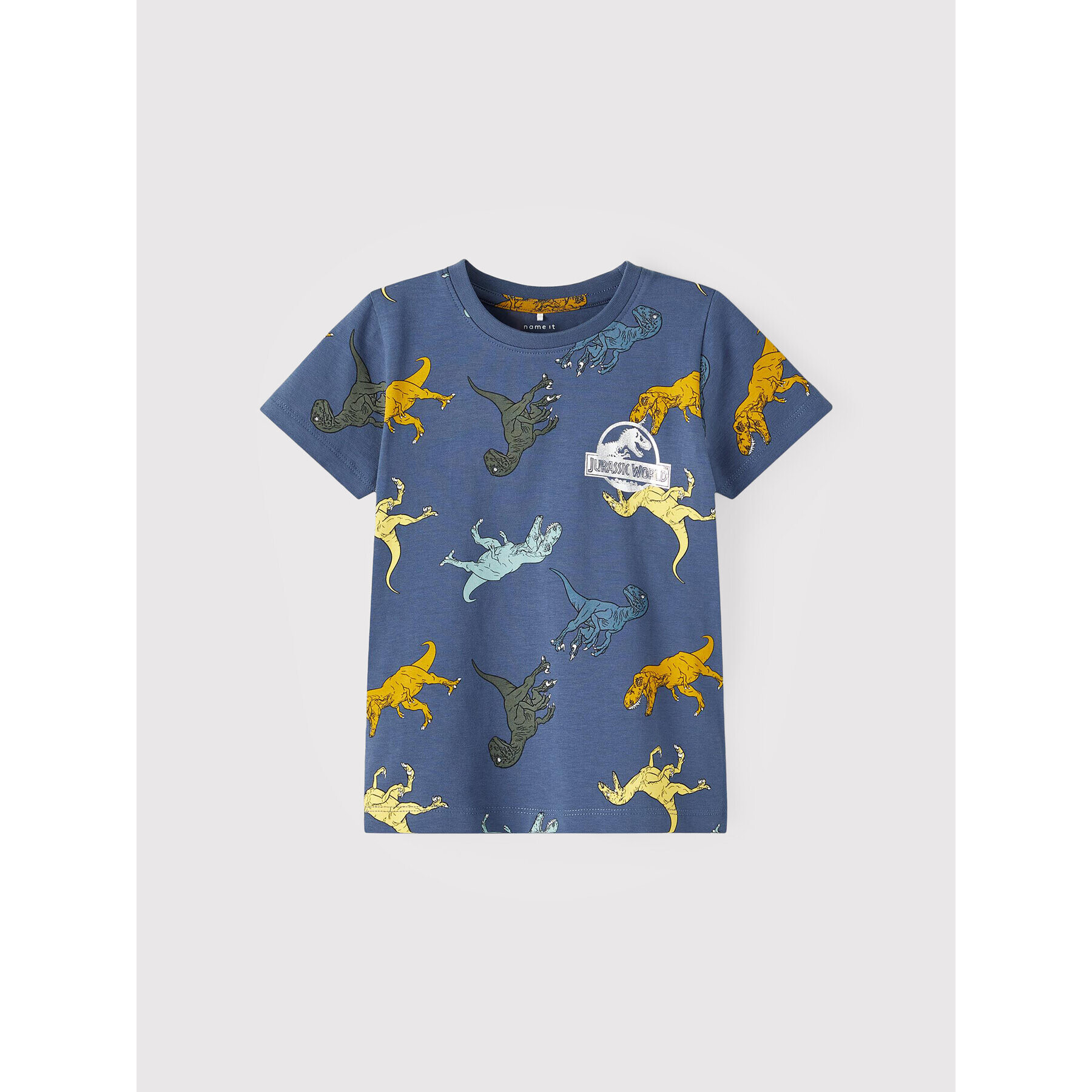 NAME IT Тишърт Jurassic World 13205227 Тъмносин Regular Fit - Pepit.bg