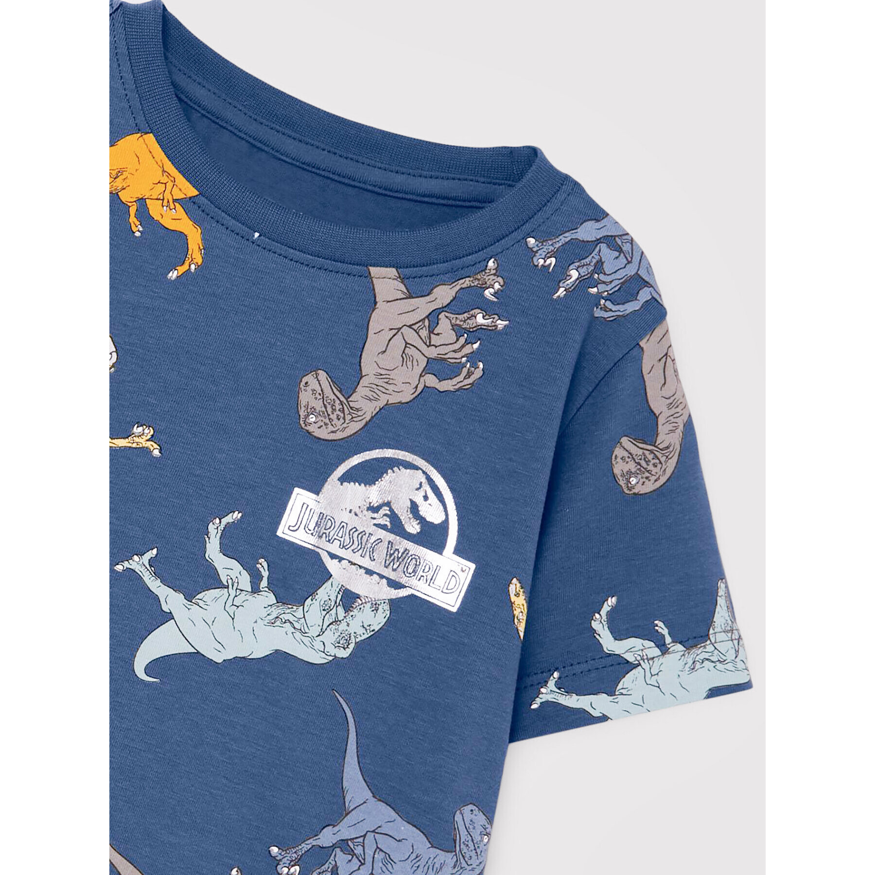 NAME IT Тишърт Jurassic World 13205227 Тъмносин Regular Fit - Pepit.bg