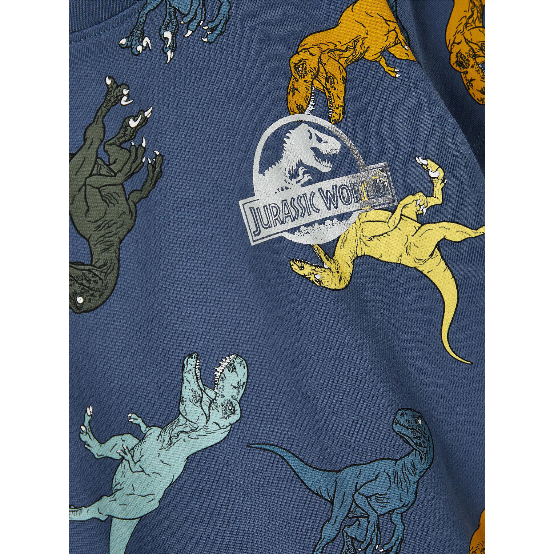 NAME IT Тишърт Jurassic World 13205227 Тъмносин Regular Fit - Pepit.bg