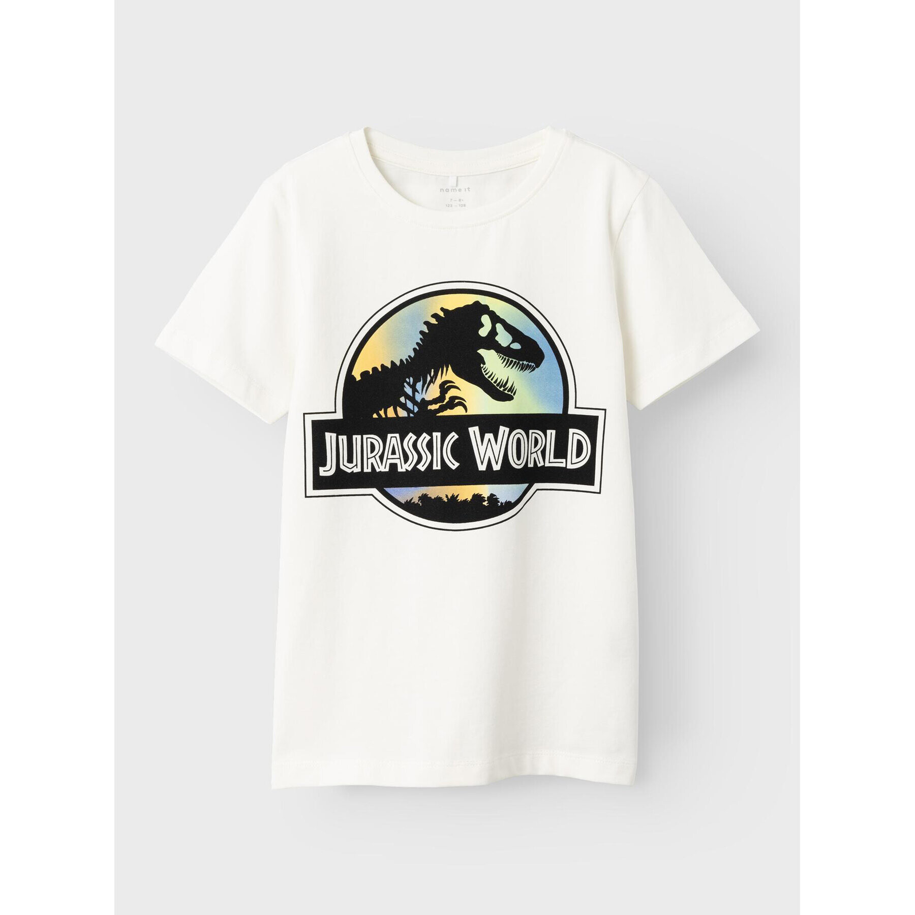 NAME IT Тишърт Jurassic World 13219935 Бял Regular Fit - Pepit.bg