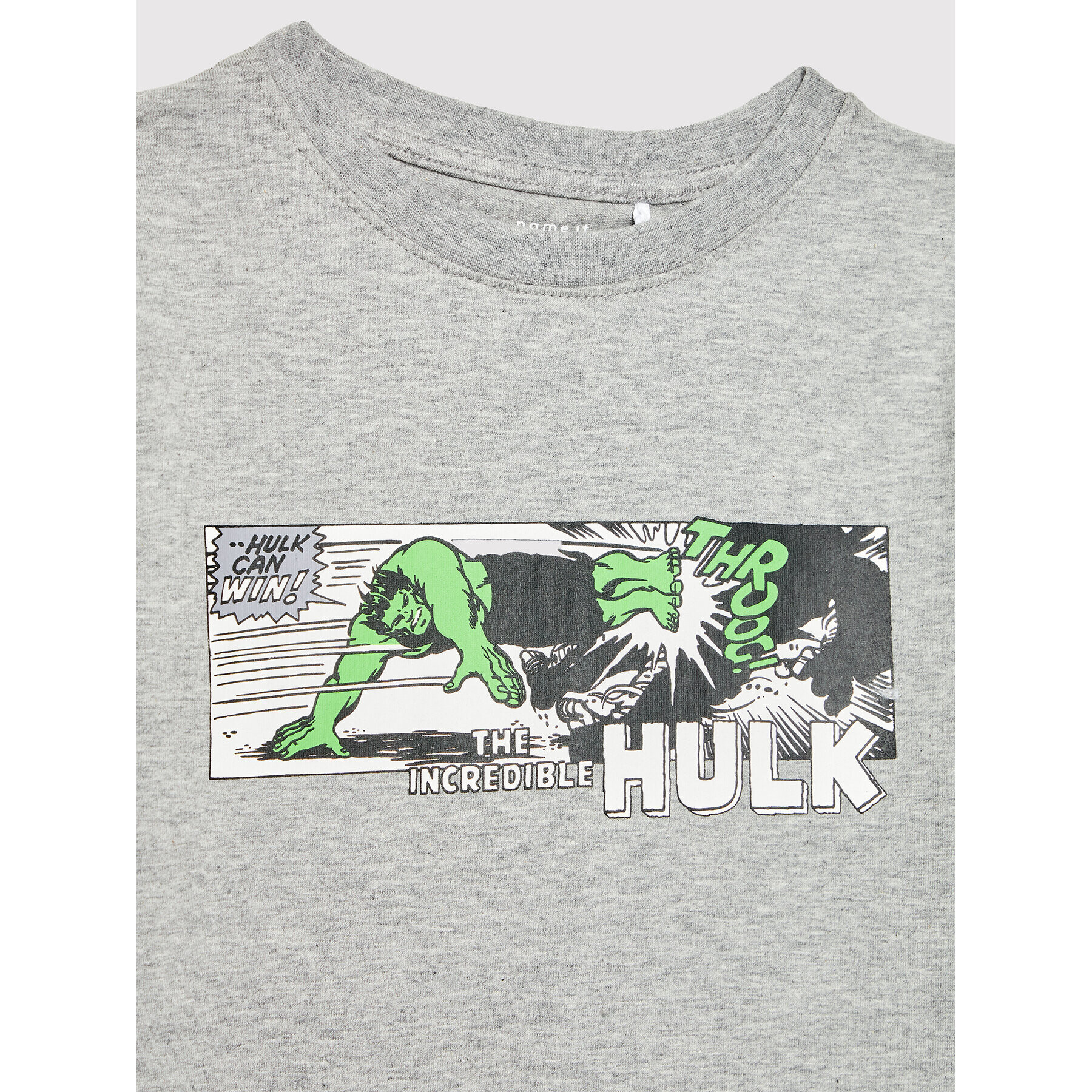 NAME IT Тишърт MARVEL 13199855 Сив Regular Fit - Pepit.bg