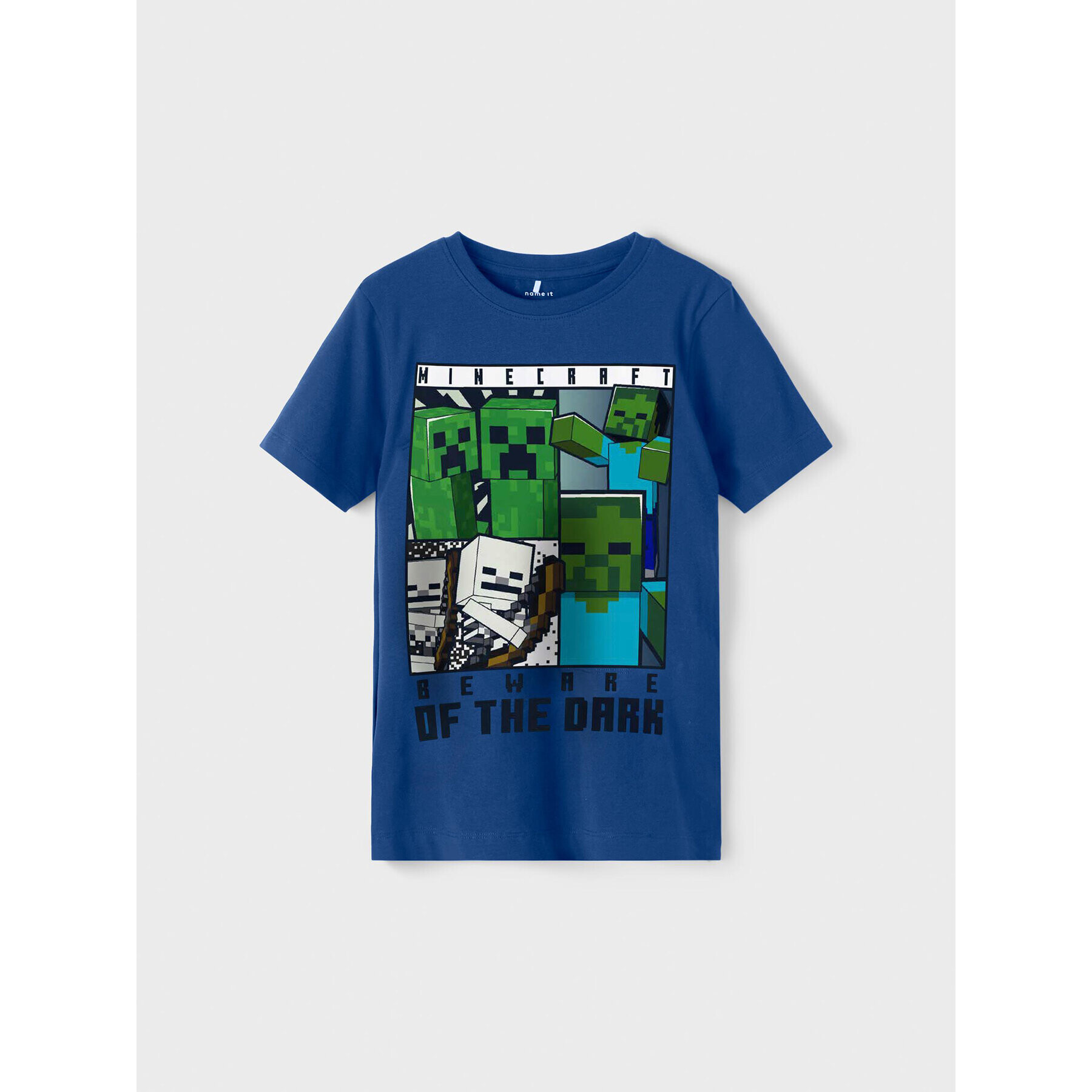 NAME IT Тишърт MINECRAFT 13208247 Син Regular Fit - Pepit.bg