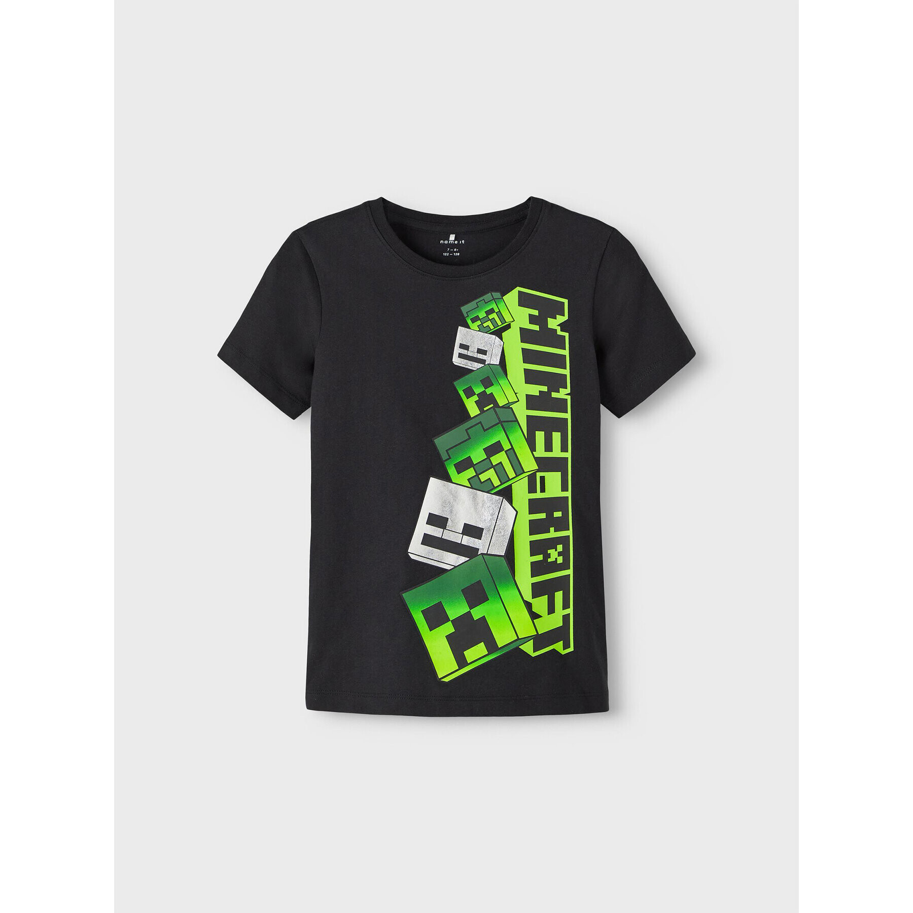 NAME IT Тишърт MINECRAFT 13215788 Черен Regular Fit - Pepit.bg