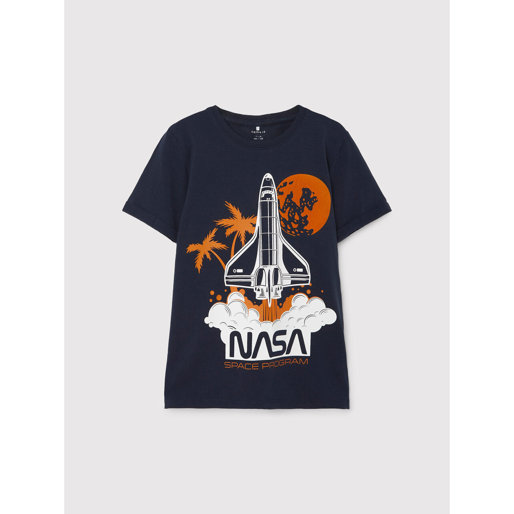 NAME IT Тишърт NASA 13199848 Тъмносин Regular Fit - Pepit.bg