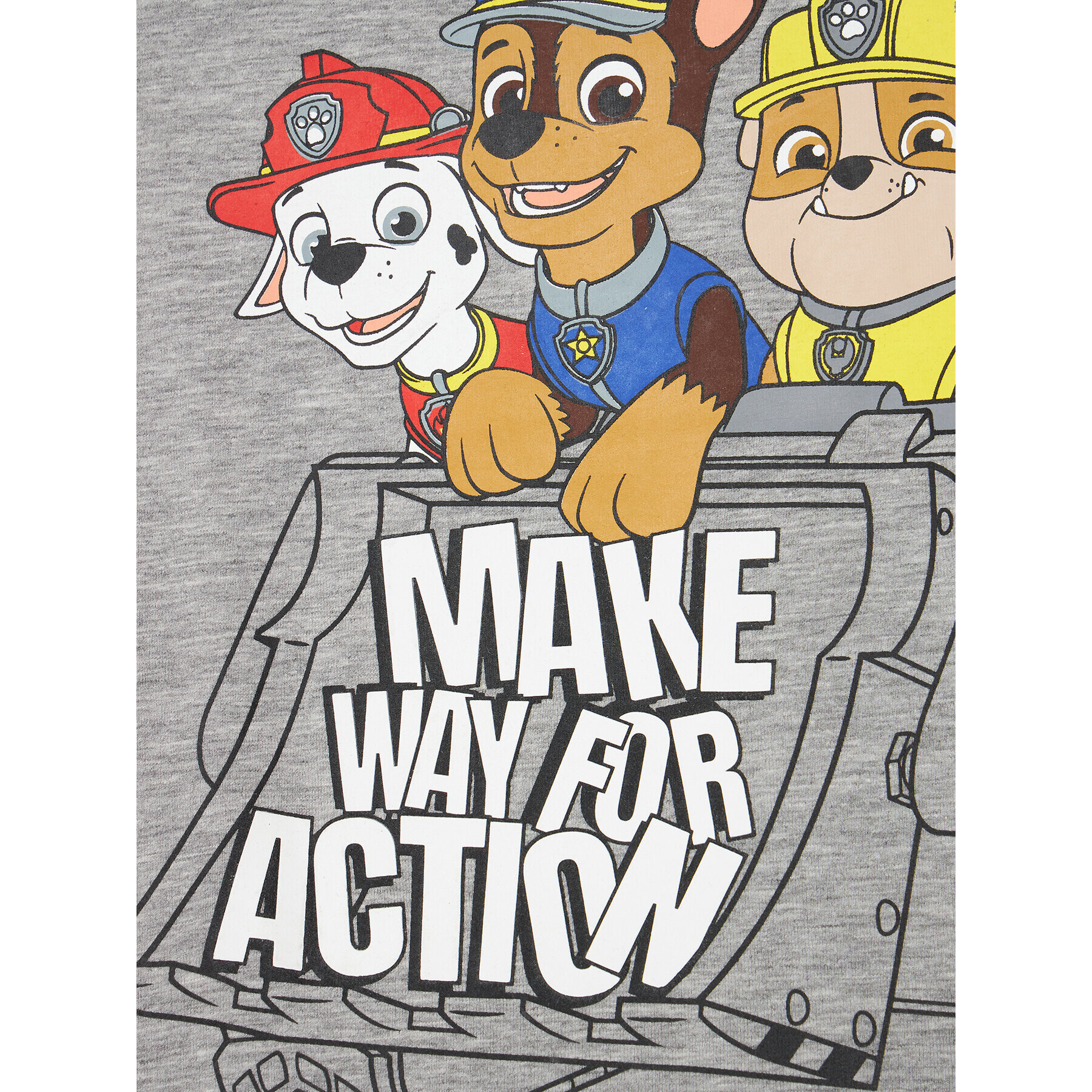 NAME IT Тишърт PAW PATROL 13199796 Сив Regular Fit - Pepit.bg