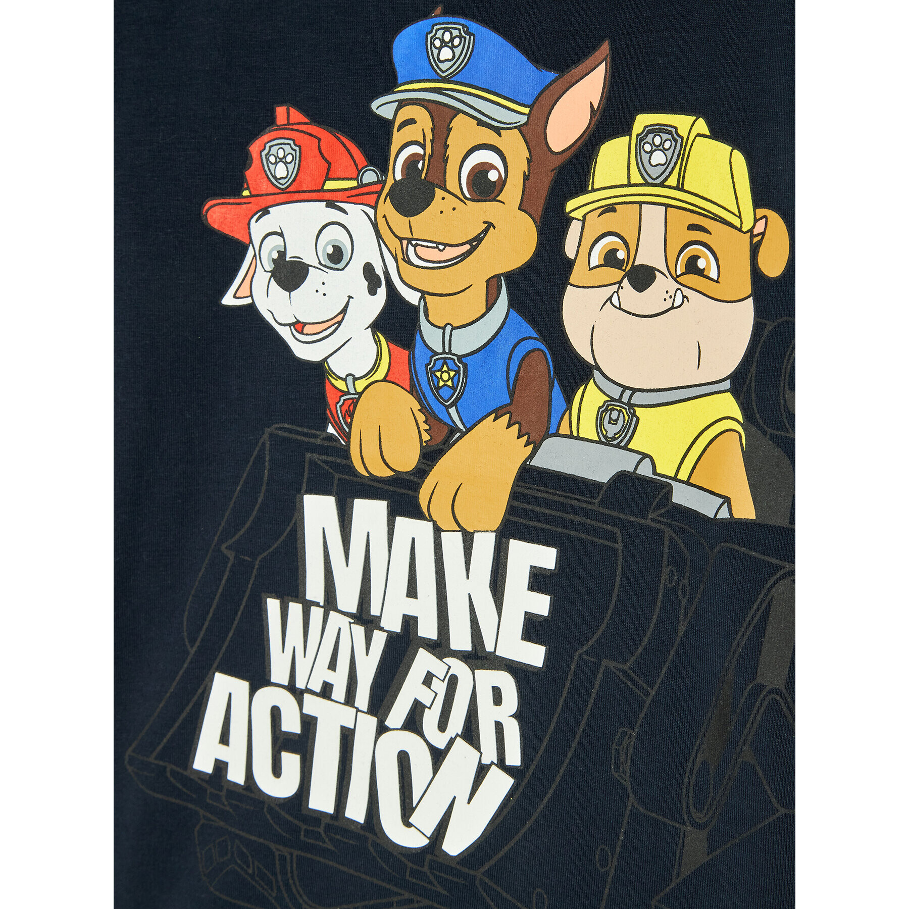 NAME IT Тишърт PAW PATROL 13199796 Тъмносин Regular Fit - Pepit.bg