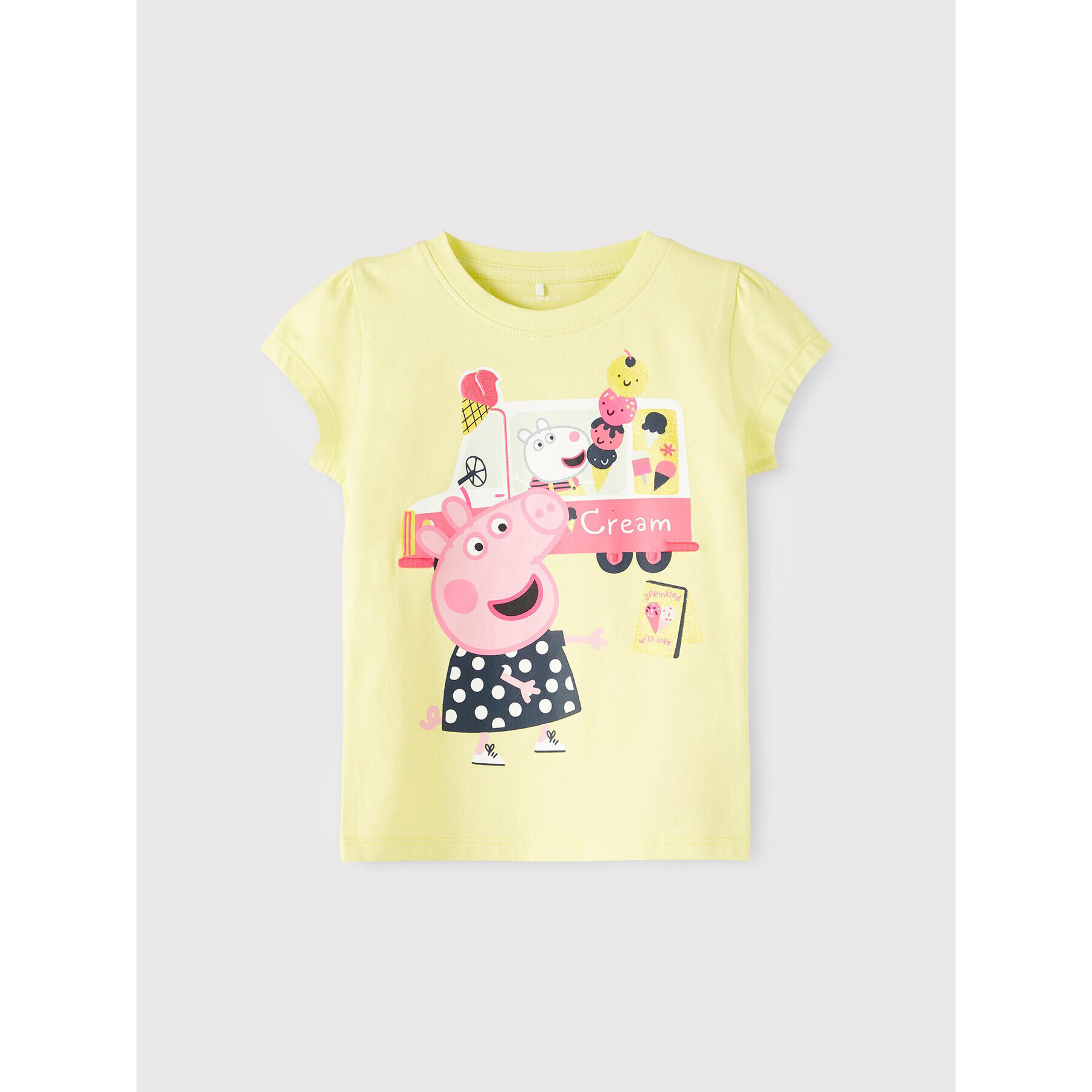 NAME IT Тишърт PEPPA PIG 13201304 Жълт Regular Fit - Pepit.bg