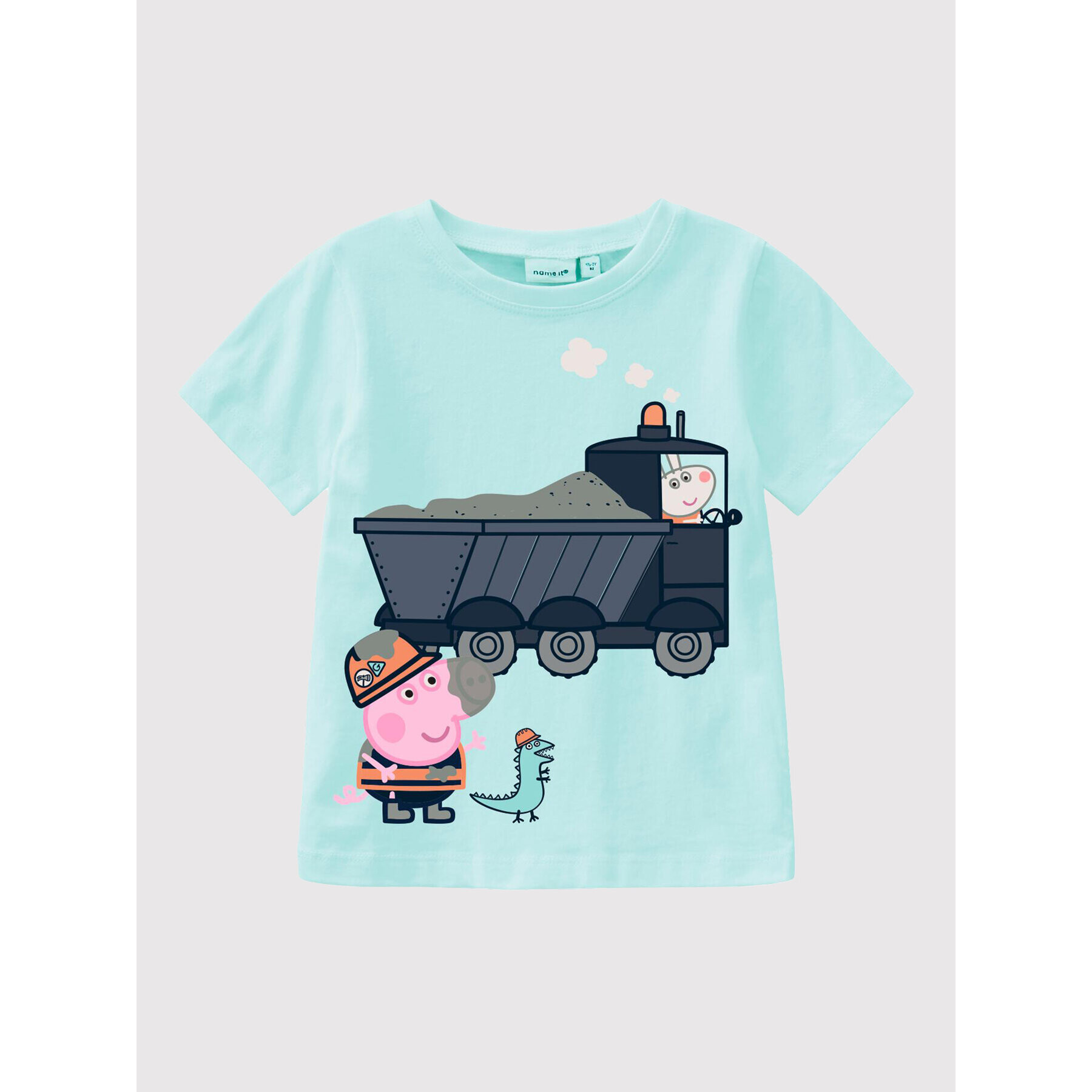 NAME IT Тишърт PEPPA PIG 13203560 Зелен Regular Fit - Pepit.bg
