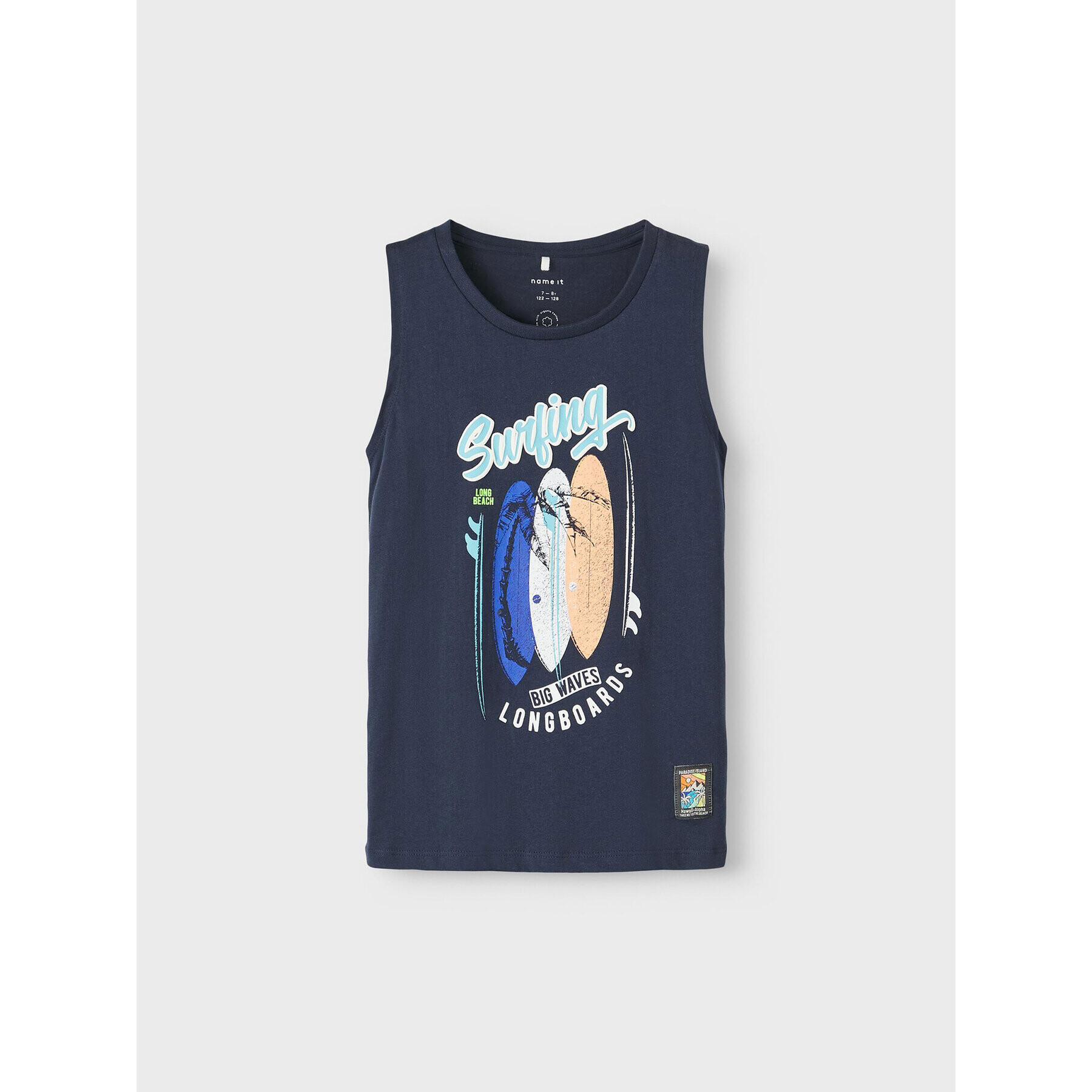 NAME IT топ 13213982 Тъмносин Regular Fit - Pepit.bg