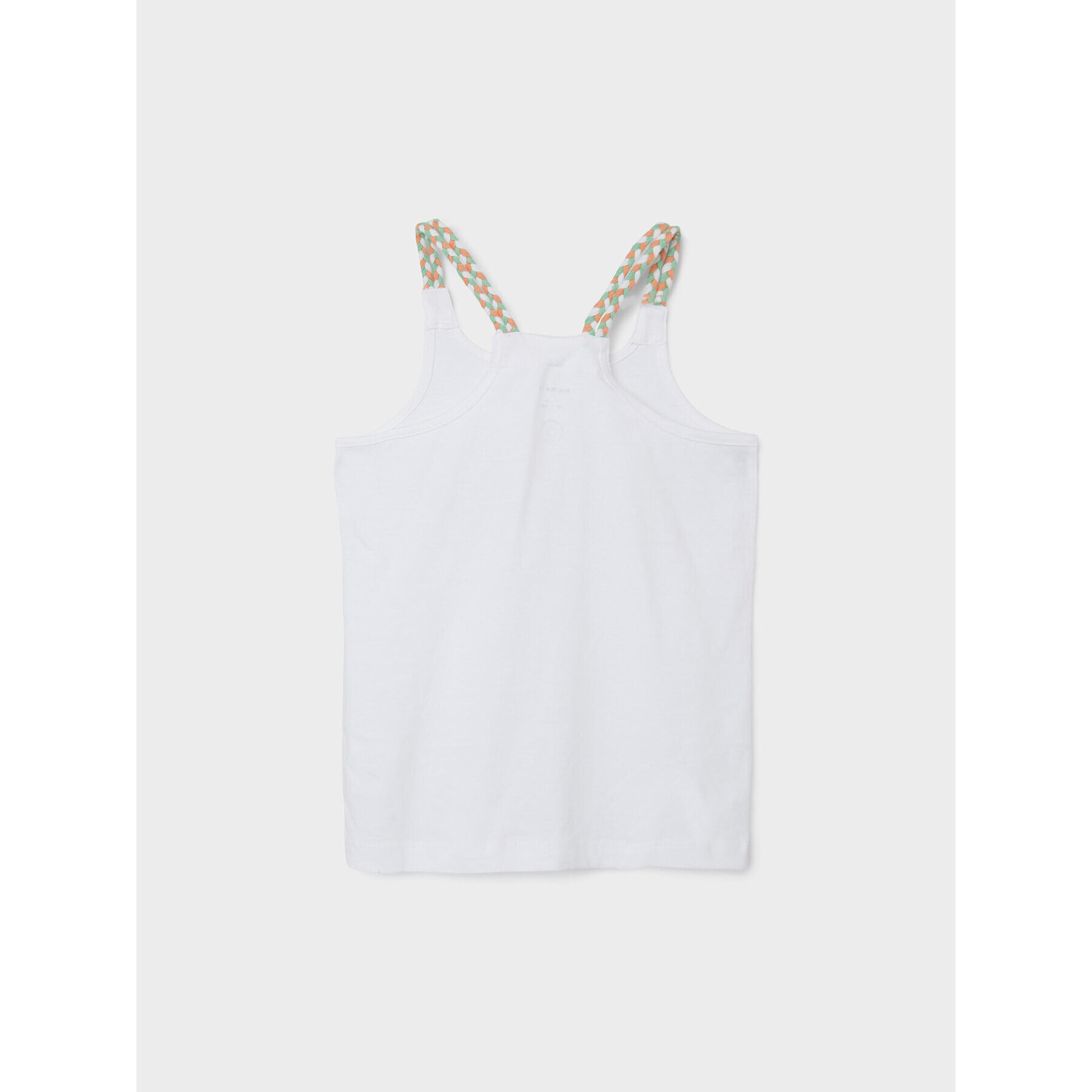 NAME IT топ 13214959 Бял Slim Fit - Pepit.bg