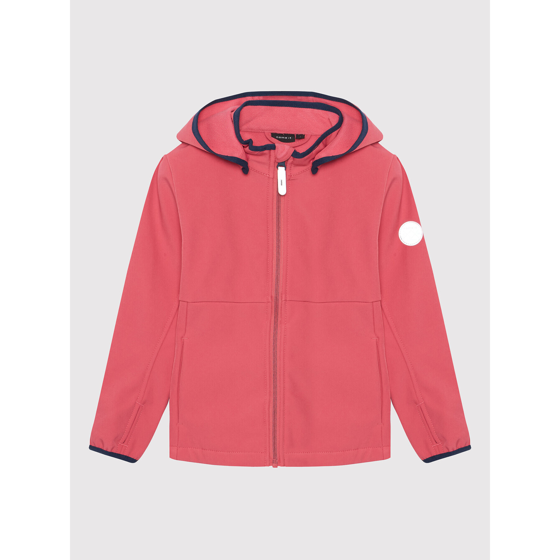 NAME IT Яке softshell 13196972 Розов Regular Fit - Pepit.bg