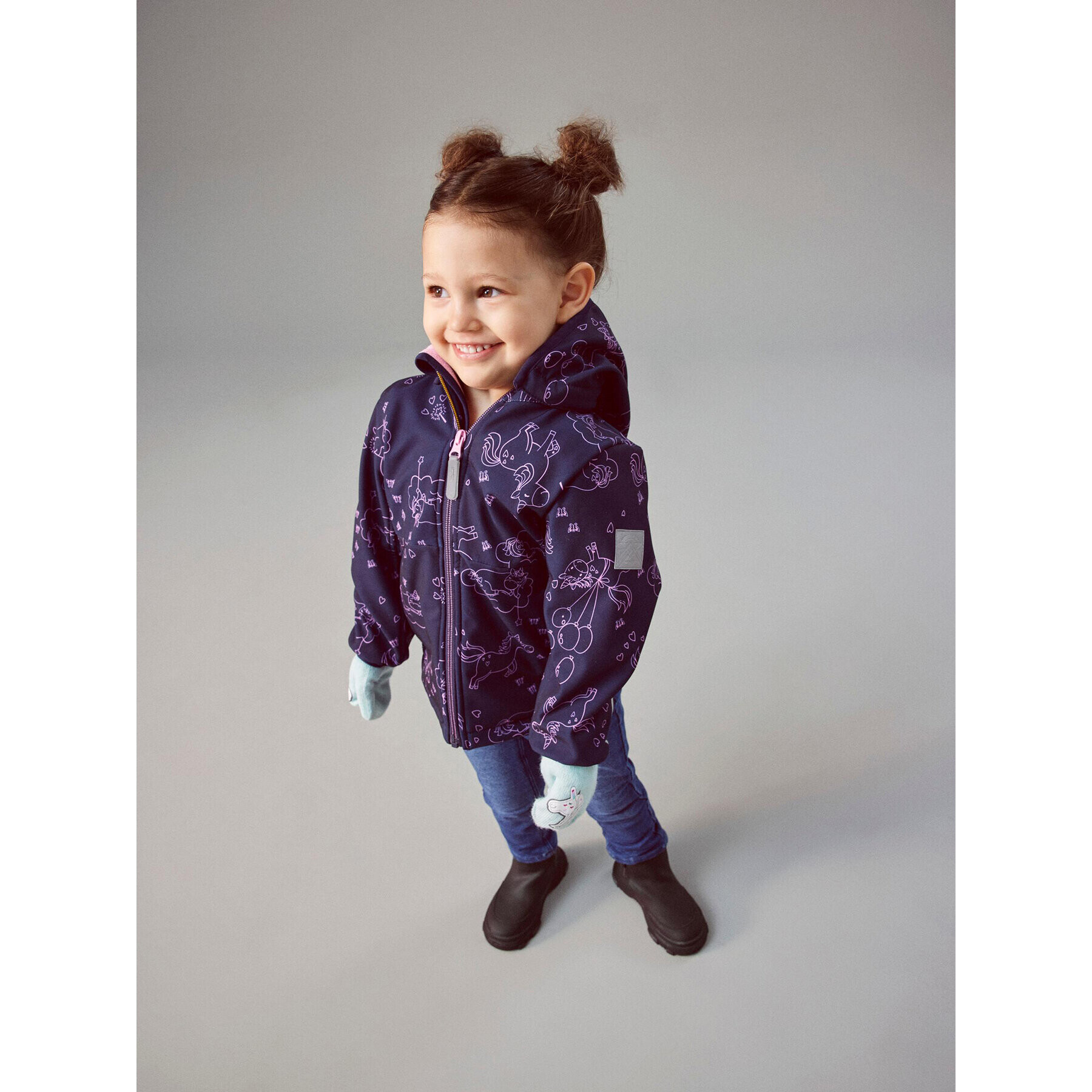 NAME IT Яке softshell 13202179 Тъмносин Regular Fit - Pepit.bg
