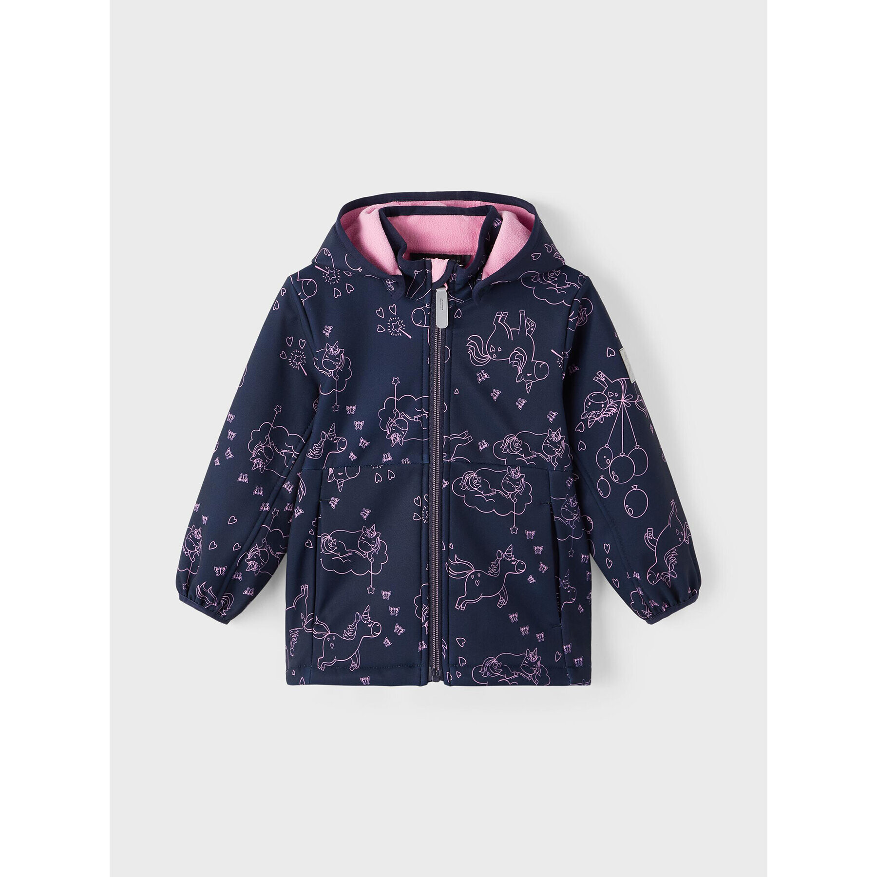 NAME IT Яке softshell 13202179 Тъмносин Regular Fit - Pepit.bg