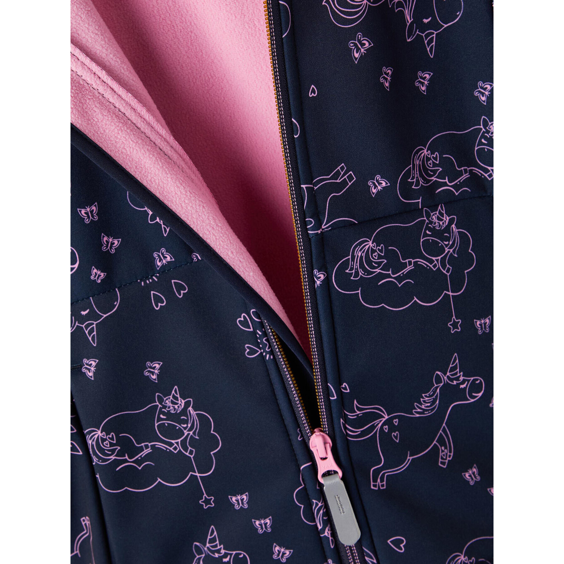 NAME IT Яке softshell 13202179 Тъмносин Regular Fit - Pepit.bg