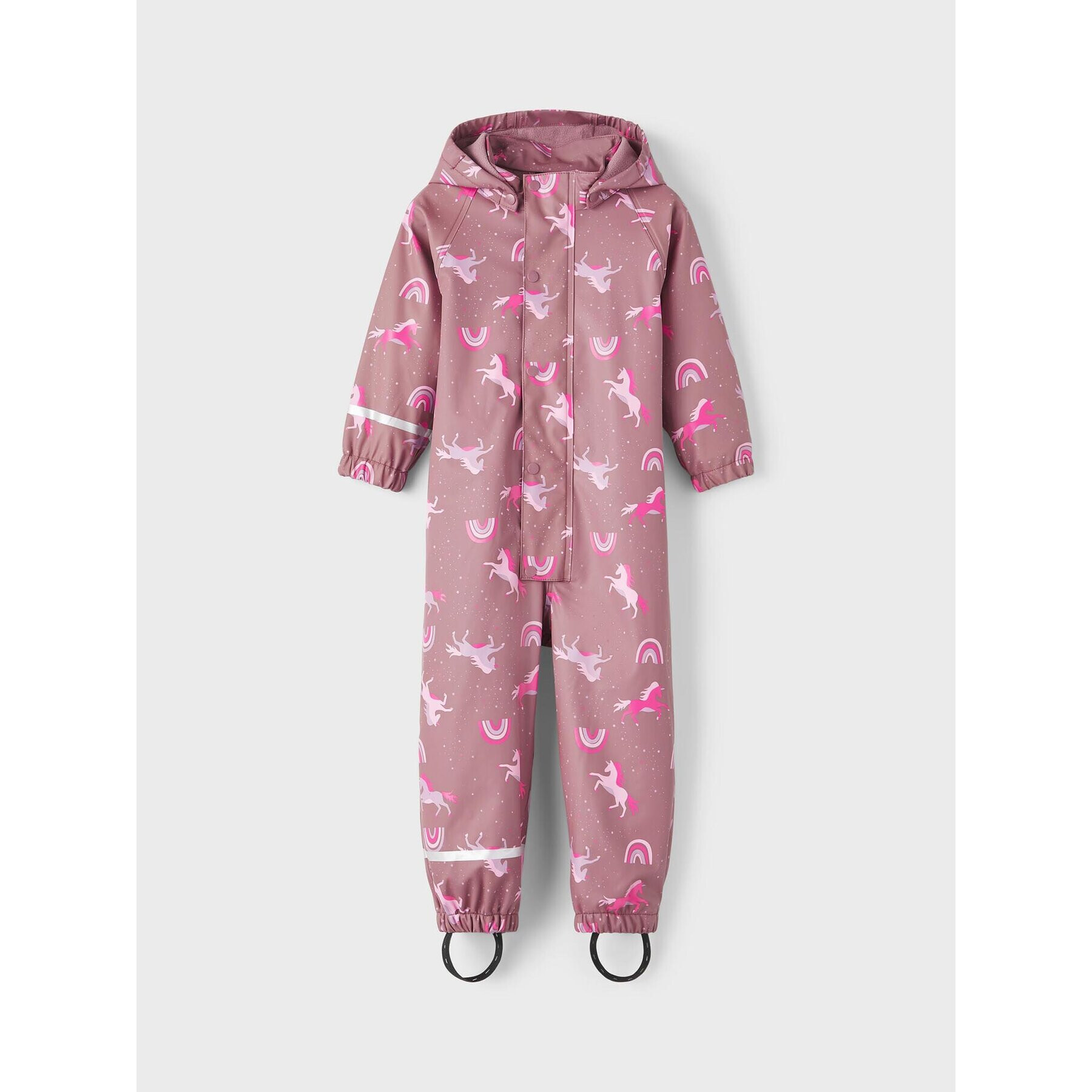 NAME IT Зимен детски гащеризон 13218423 Розов Regular Fit - Pepit.bg
