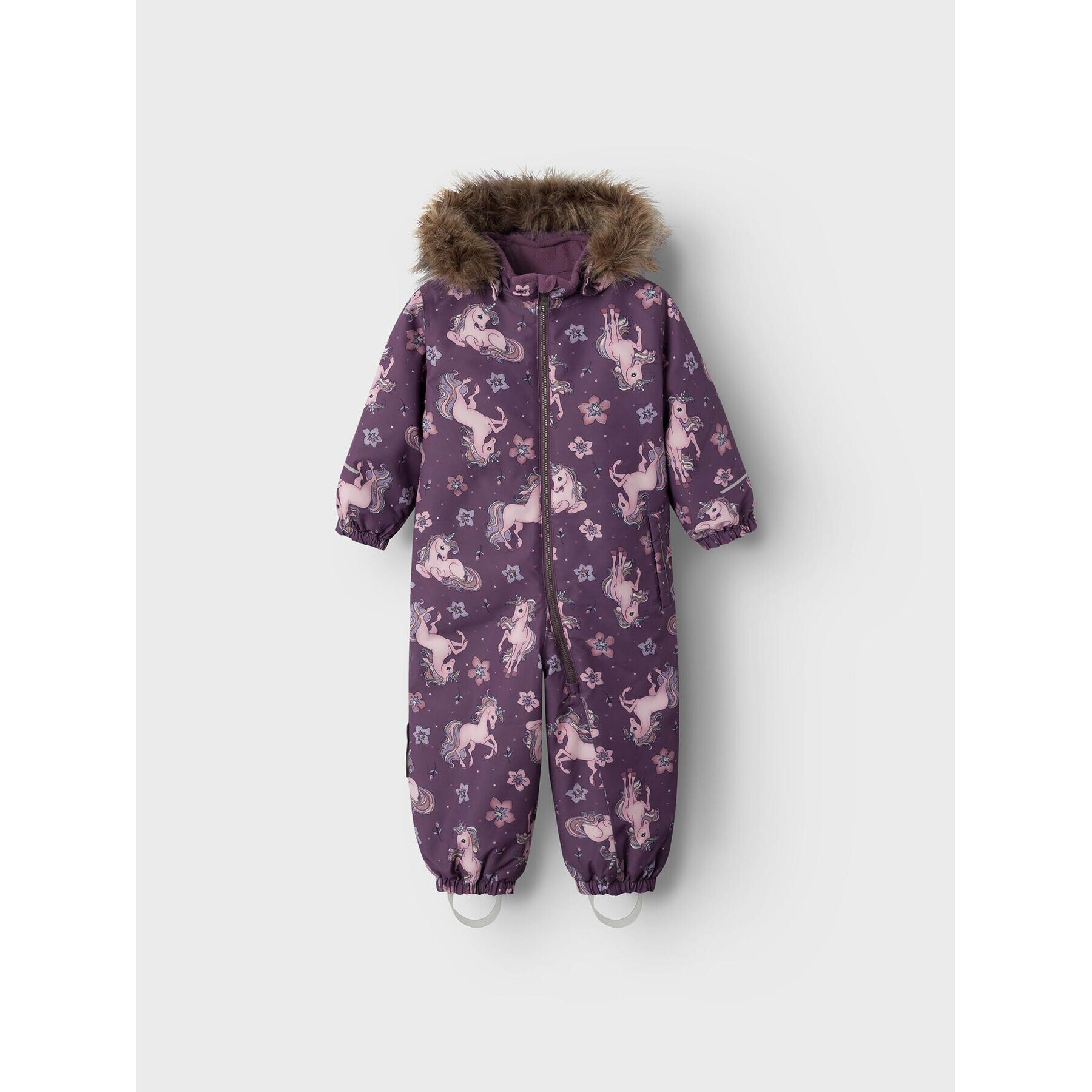 NAME IT Зимен детски гащеризон 13223024 Виолетов Regular Fit - Pepit.bg