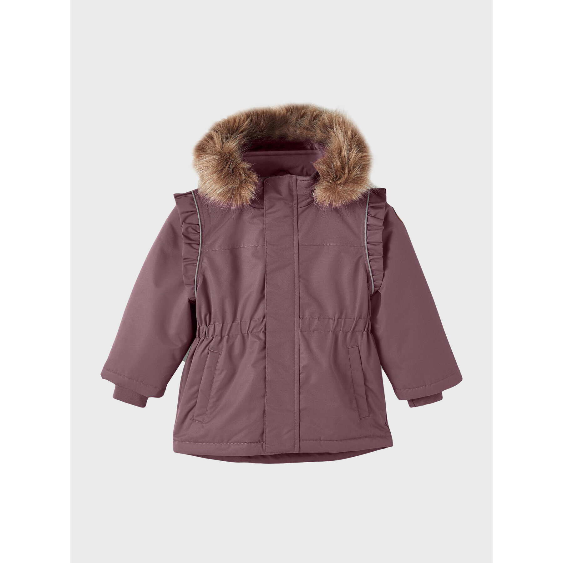 NAME IT Зимно яке 13202213 Розов Regular Fit - Pepit.bg