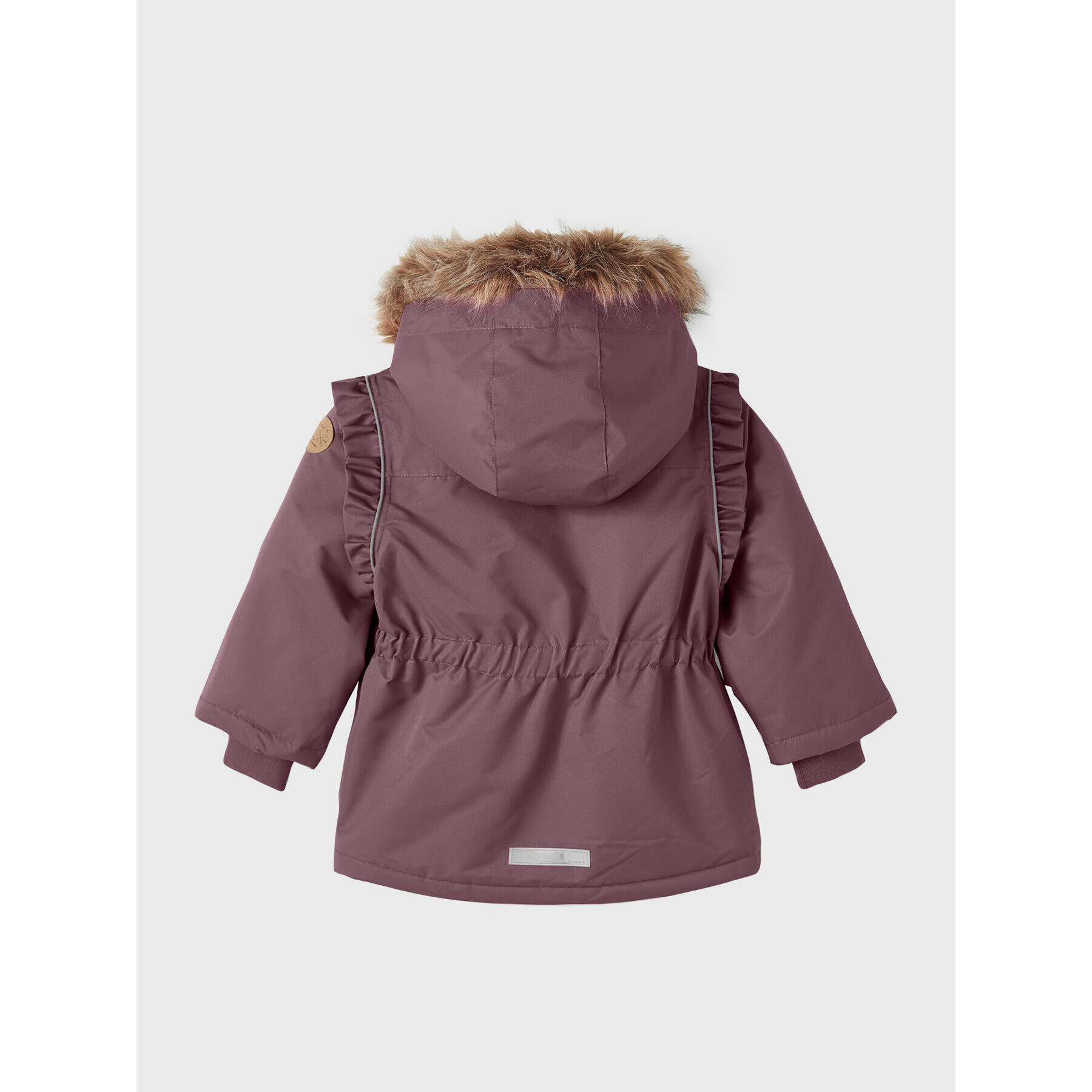 NAME IT Зимно яке 13202213 Розов Regular Fit - Pepit.bg