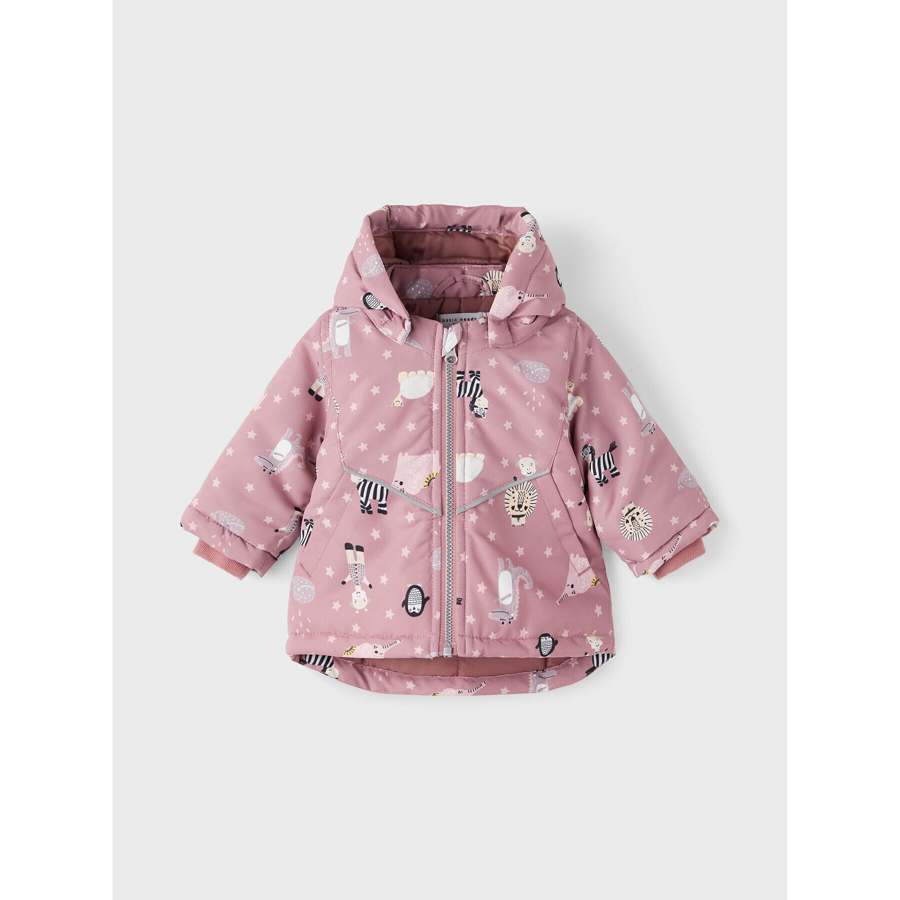 NAME IT Зимно яке 13206333 Розов Regular Fit - Pepit.bg