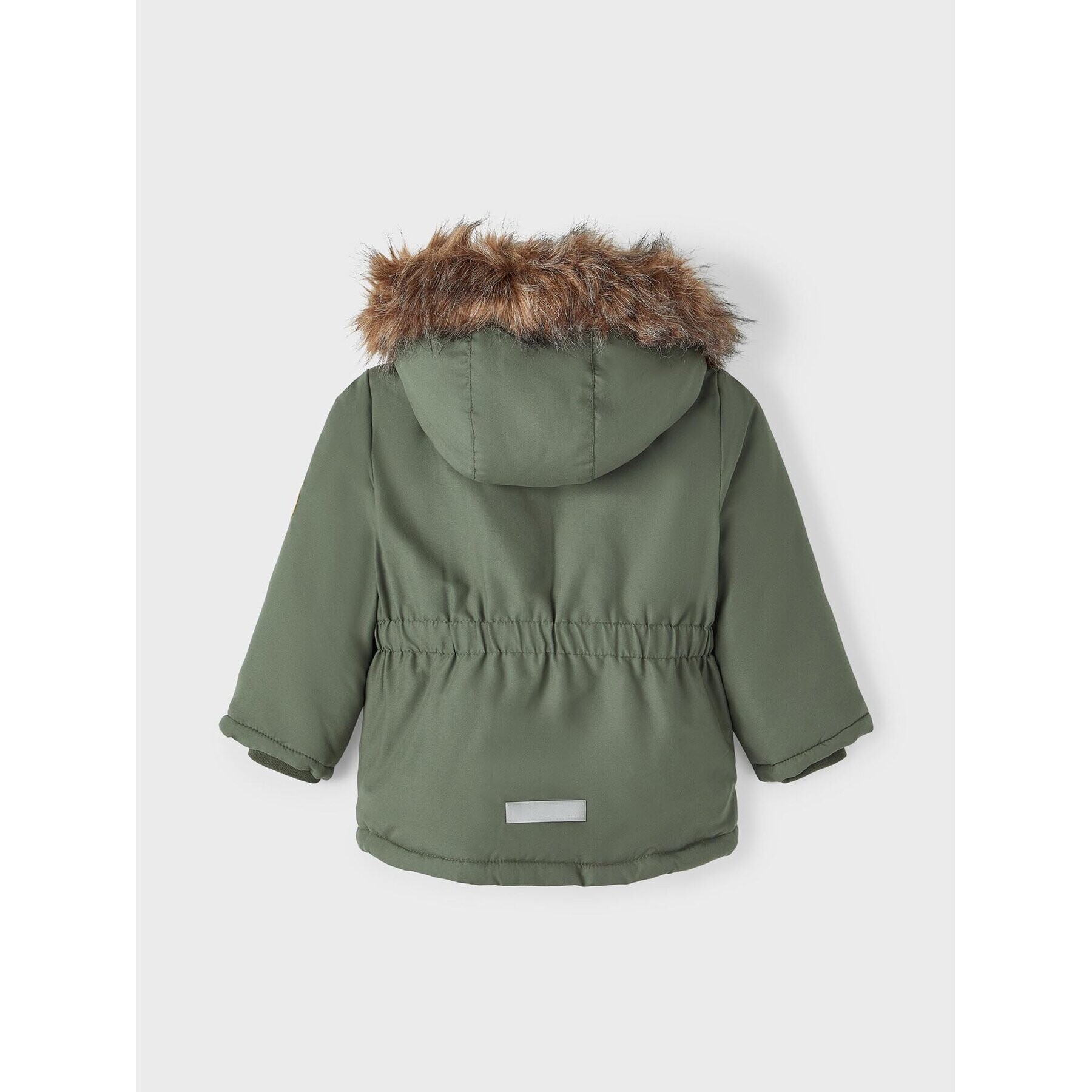 NAME IT Зимно яке 13216492 Зелен Regular Fit - Pepit.bg