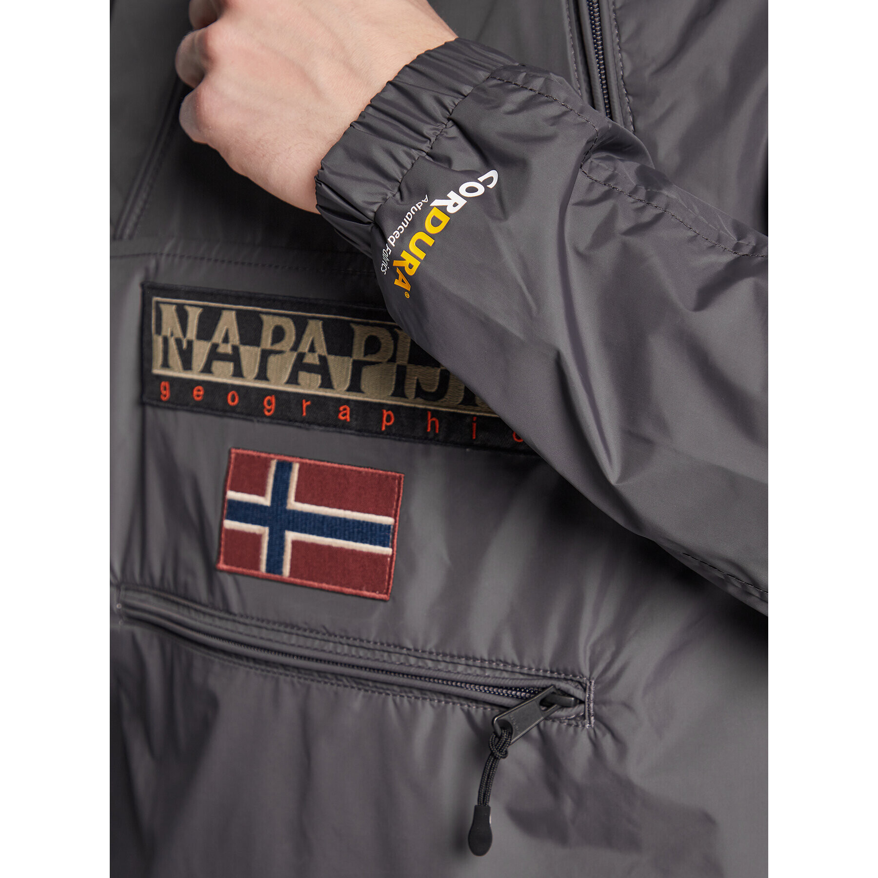 Napapijri Анорак Northfarer 2.0 NP0A4GE9 Сив Regular Fit - Pepit.bg