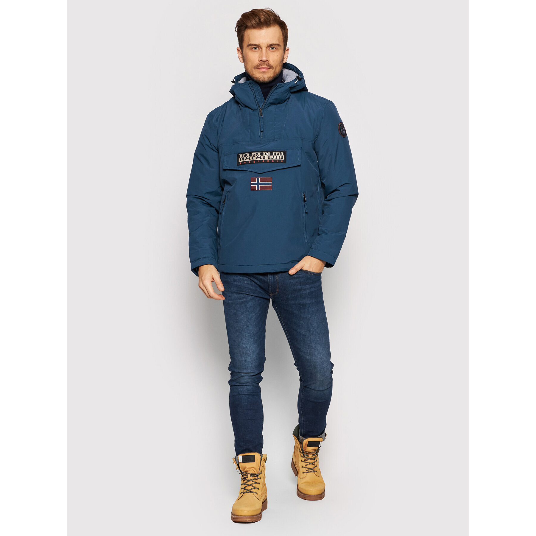 Napapijri Анорак NP0A4EGY Тъмносин Regular Fit - Pepit.bg