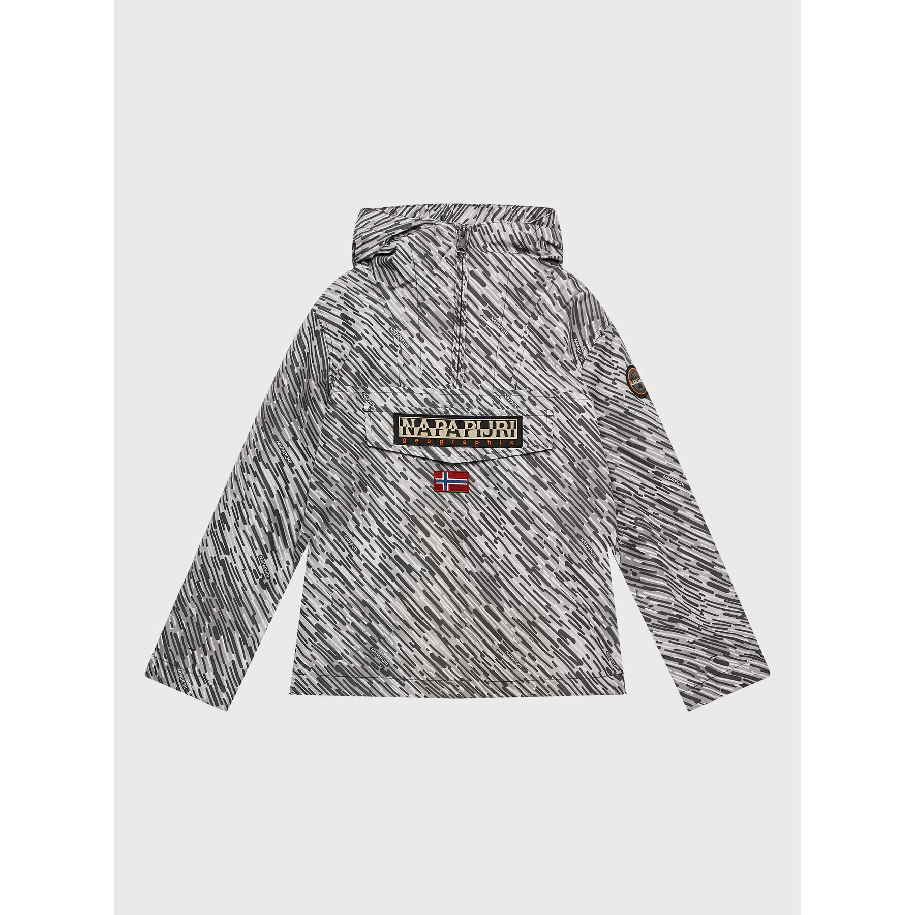 Napapijri Анорак Rainforest AOP 2 NP0A4GX9 M Сив Regular Fit - Pepit.bg