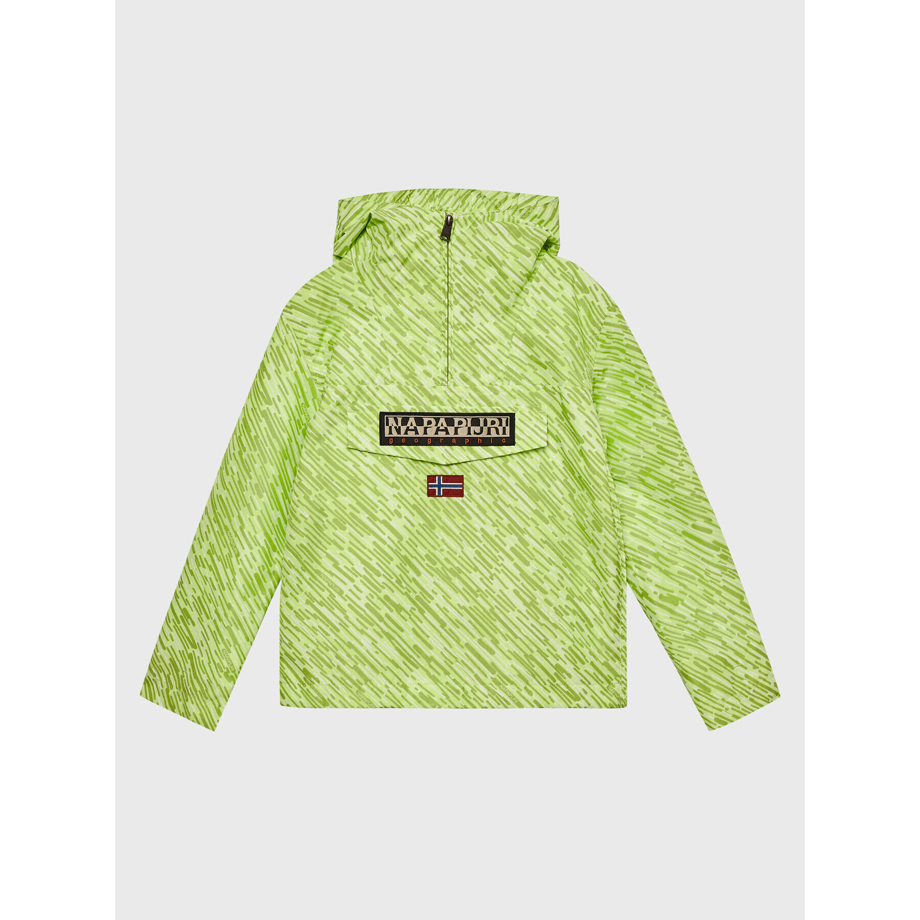 Napapijri Анорак Rainforest AOP 2 NP0A4GX9 M Зелен Regular Fit - Pepit.bg
