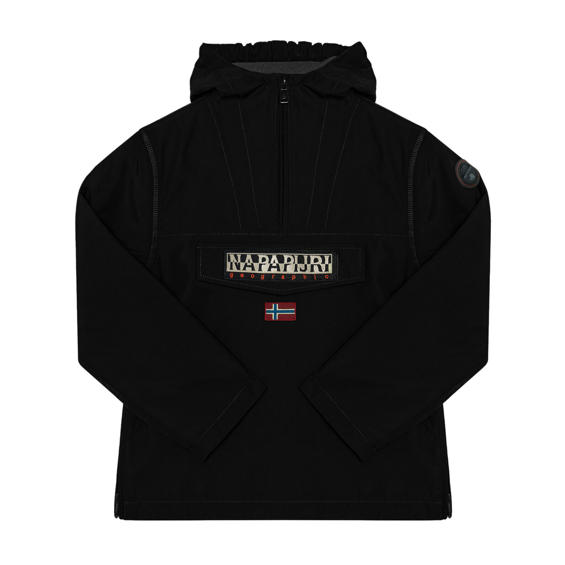 Napapijri Анорак Rainforest NP0A4EPL M Черен Regular Fit - Pepit.bg